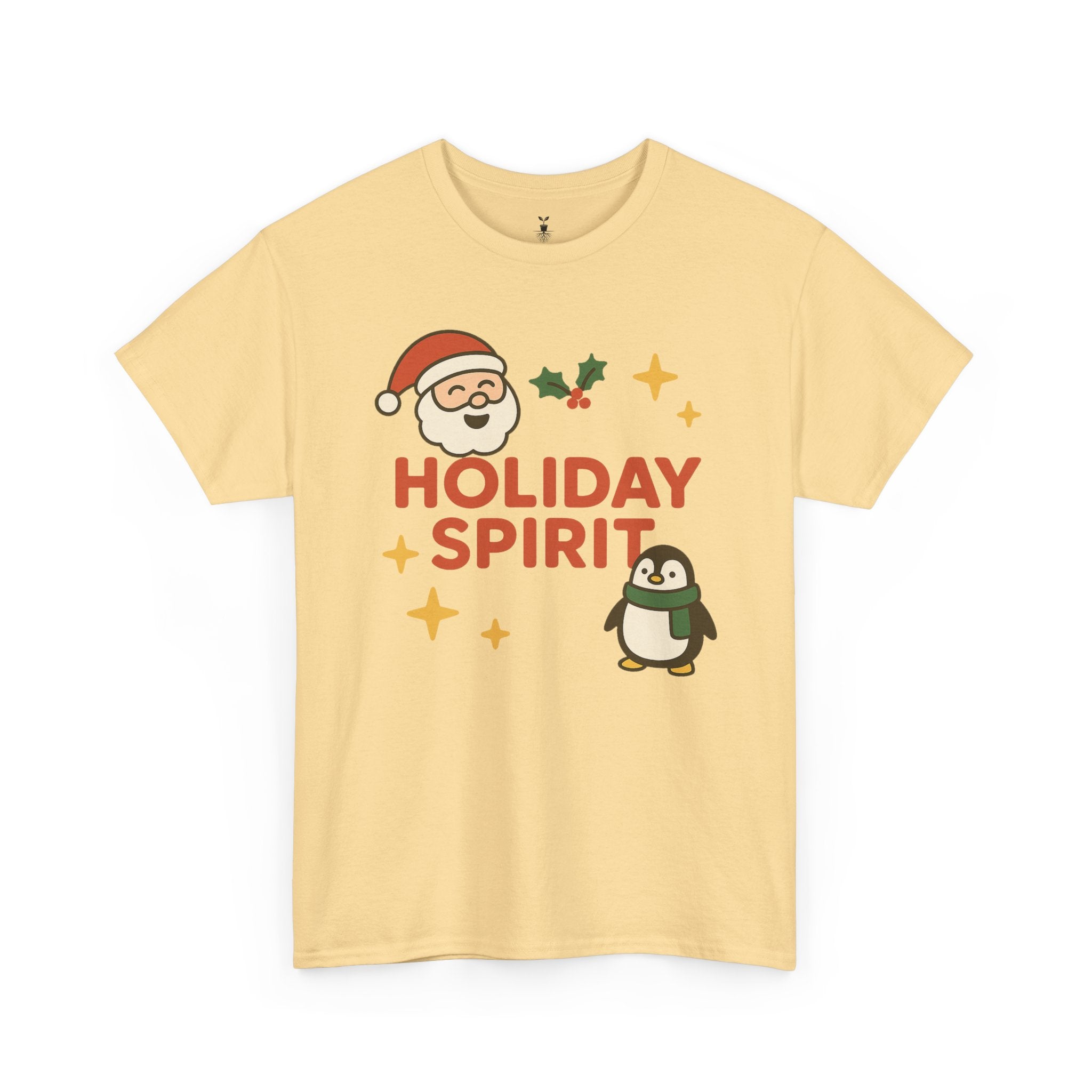 Santa Claus & Penguin Holiday Spirit T-Shirt