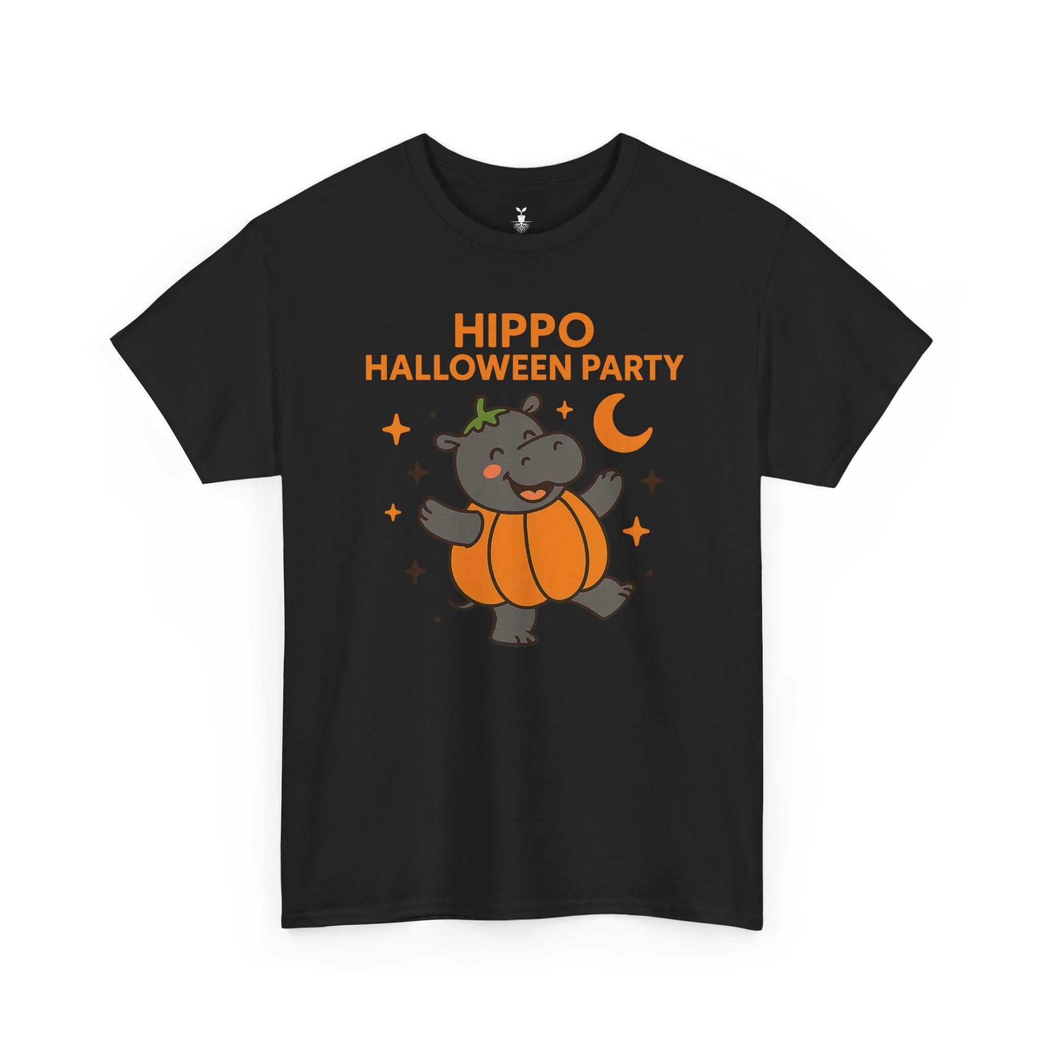 Hippo Pumpkin Halloween Party T-Shirt