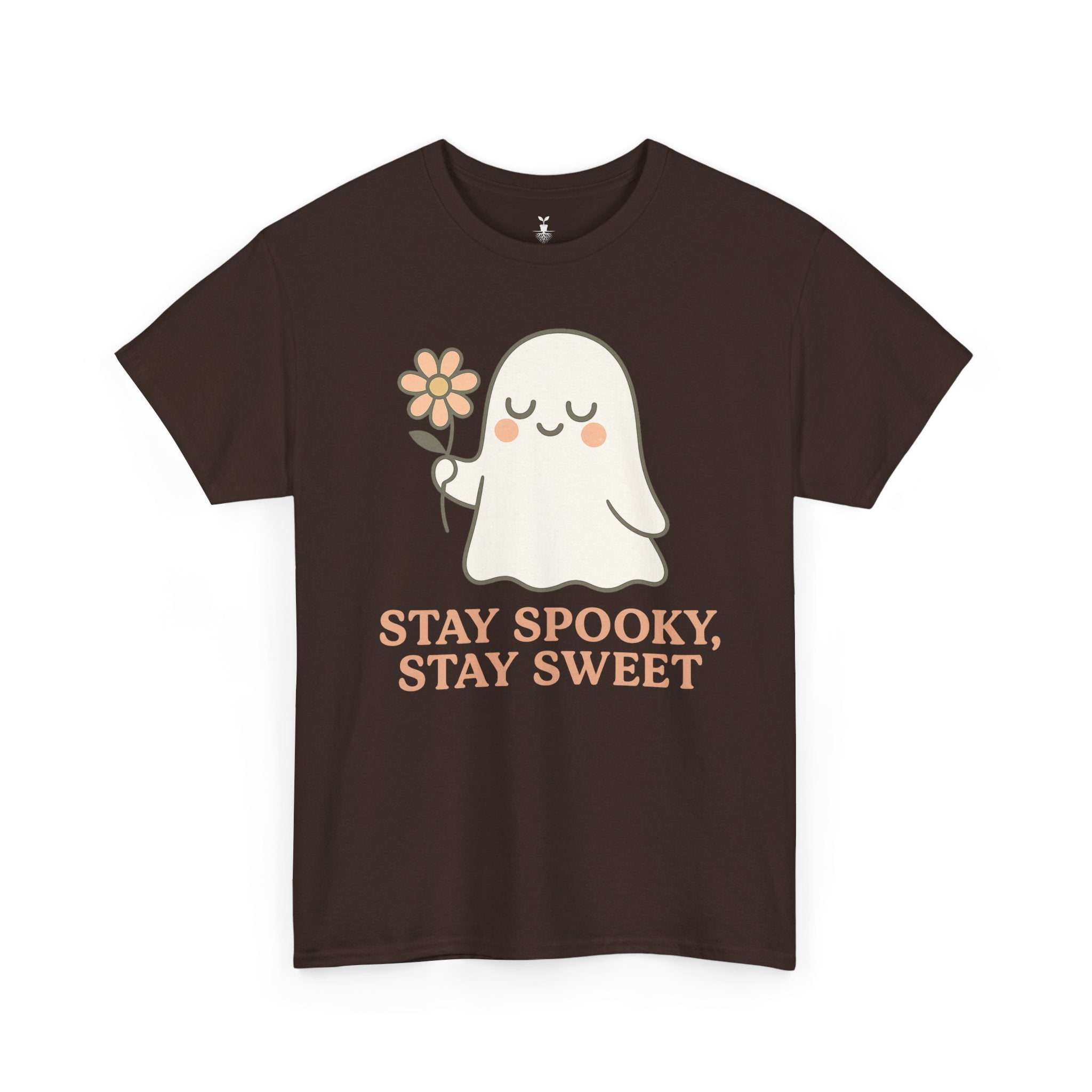 Cute Ghost with Flower Stay Spooky, Stay Sweet T-Shirt