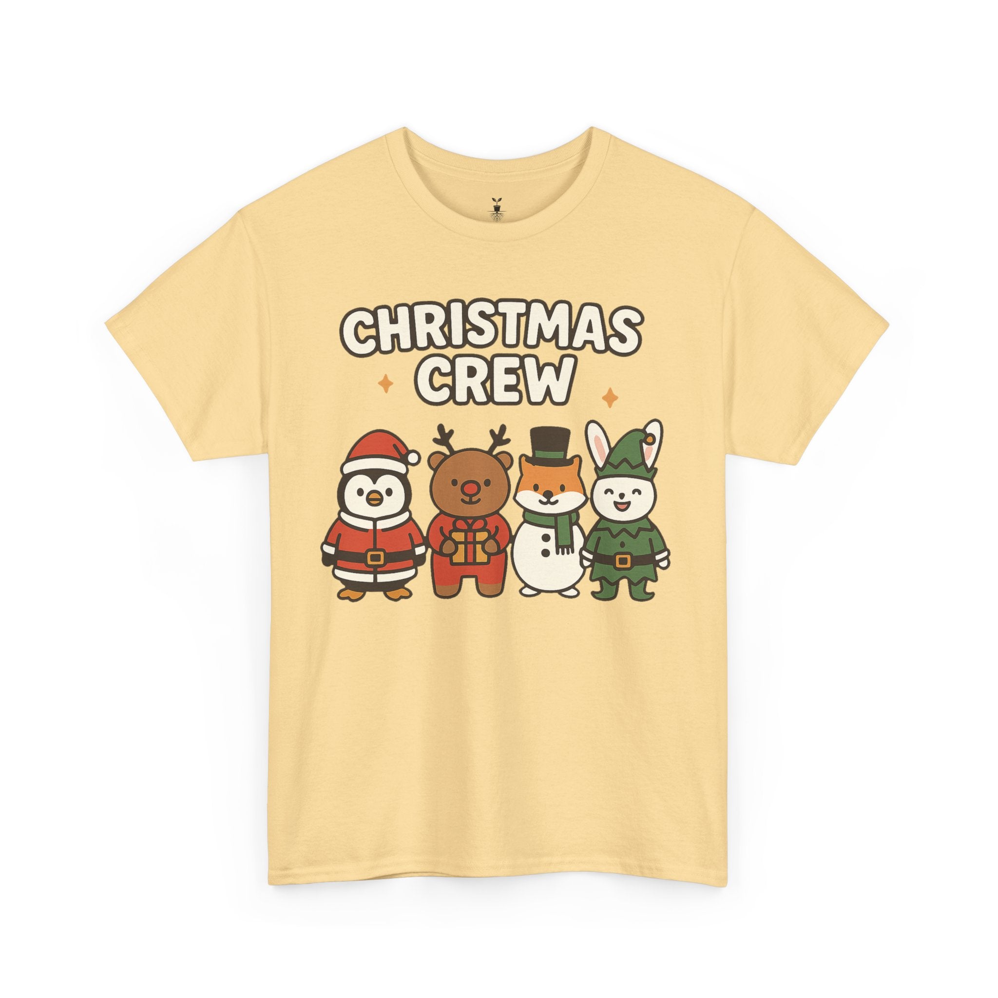Christmas Crew Penguin Reindeer Snowman Bunny T-Shirt