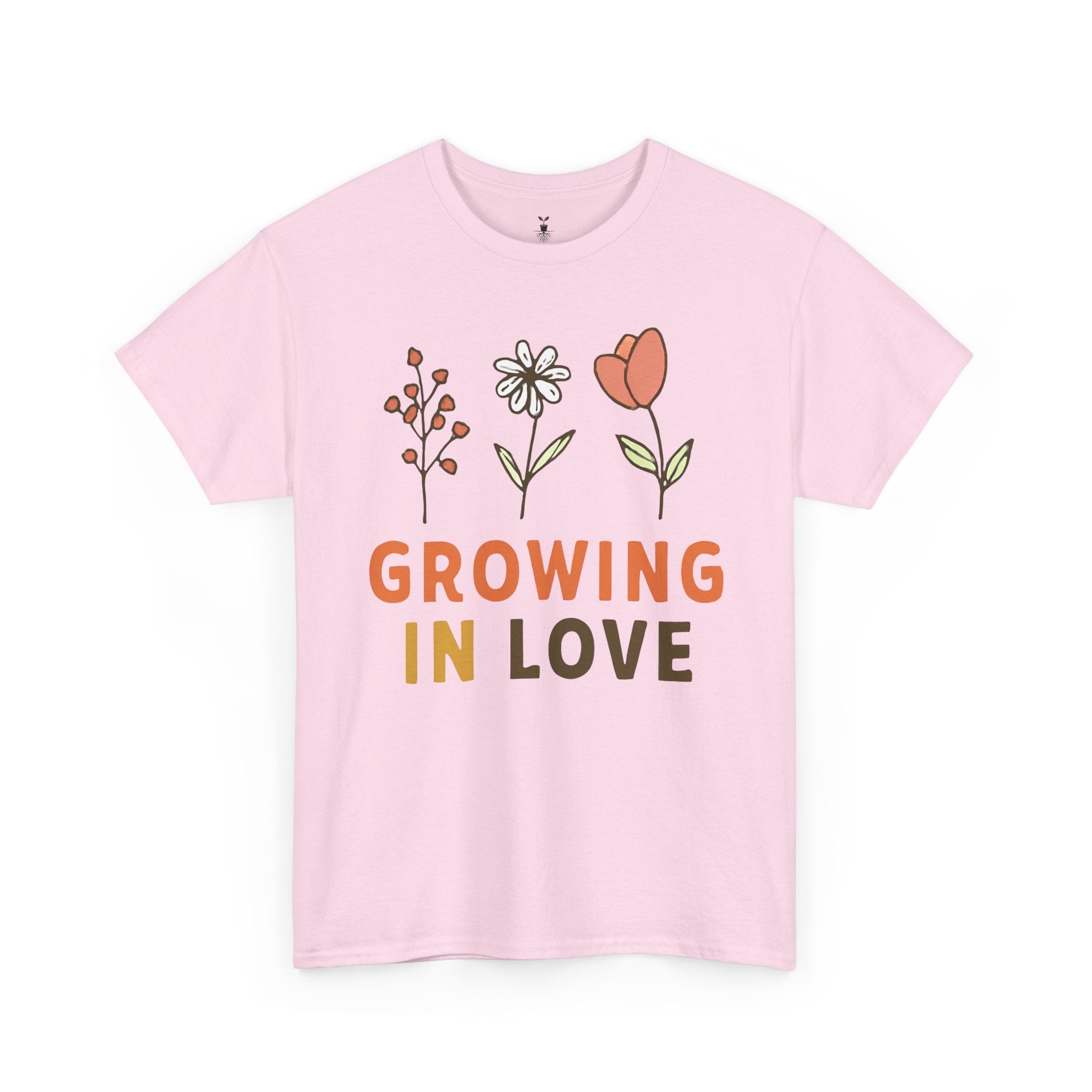 Aesthetic Flower Growing in Love T-Shirt