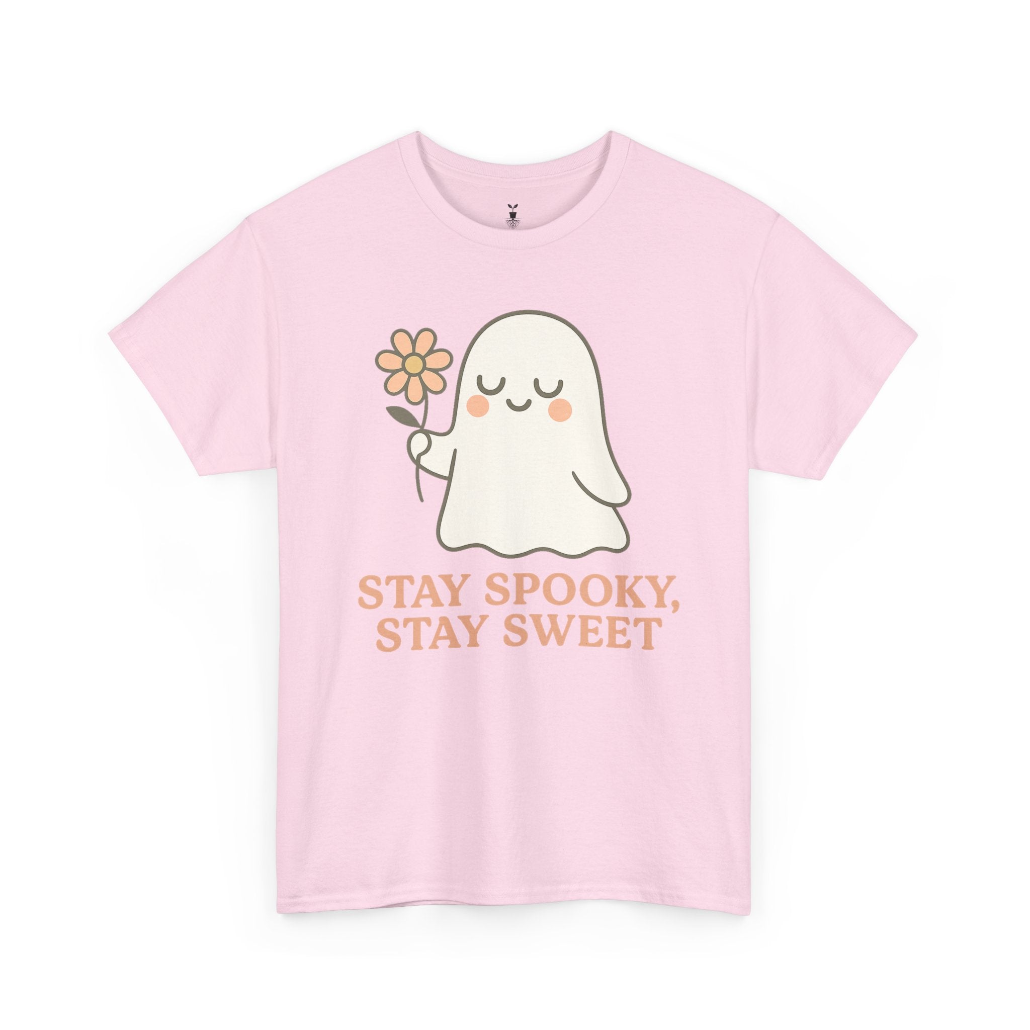 Cute Ghost with Flower Stay Spooky, Stay Sweet T-Shirt