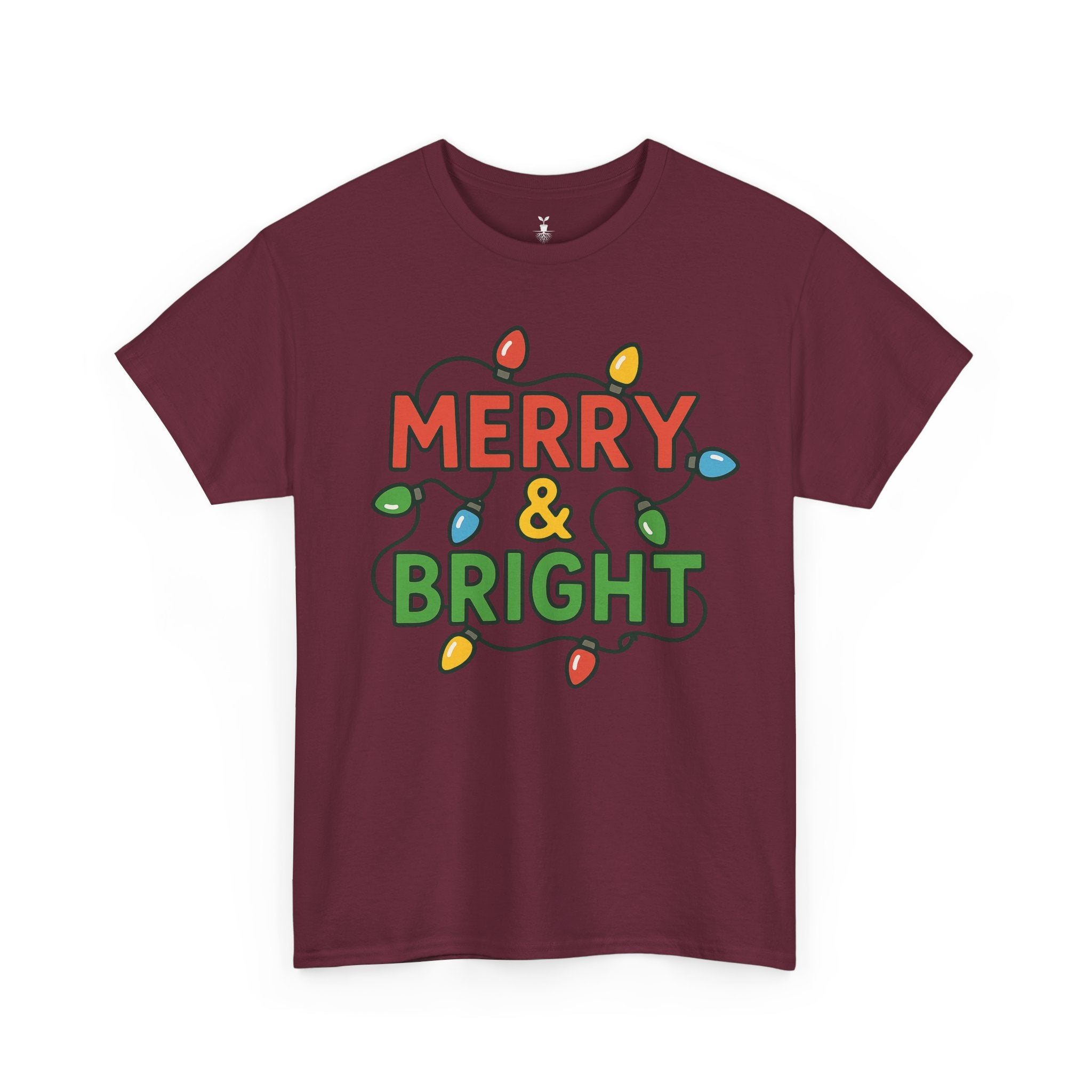 Festive Merry & Bright Christmas T-Shirt