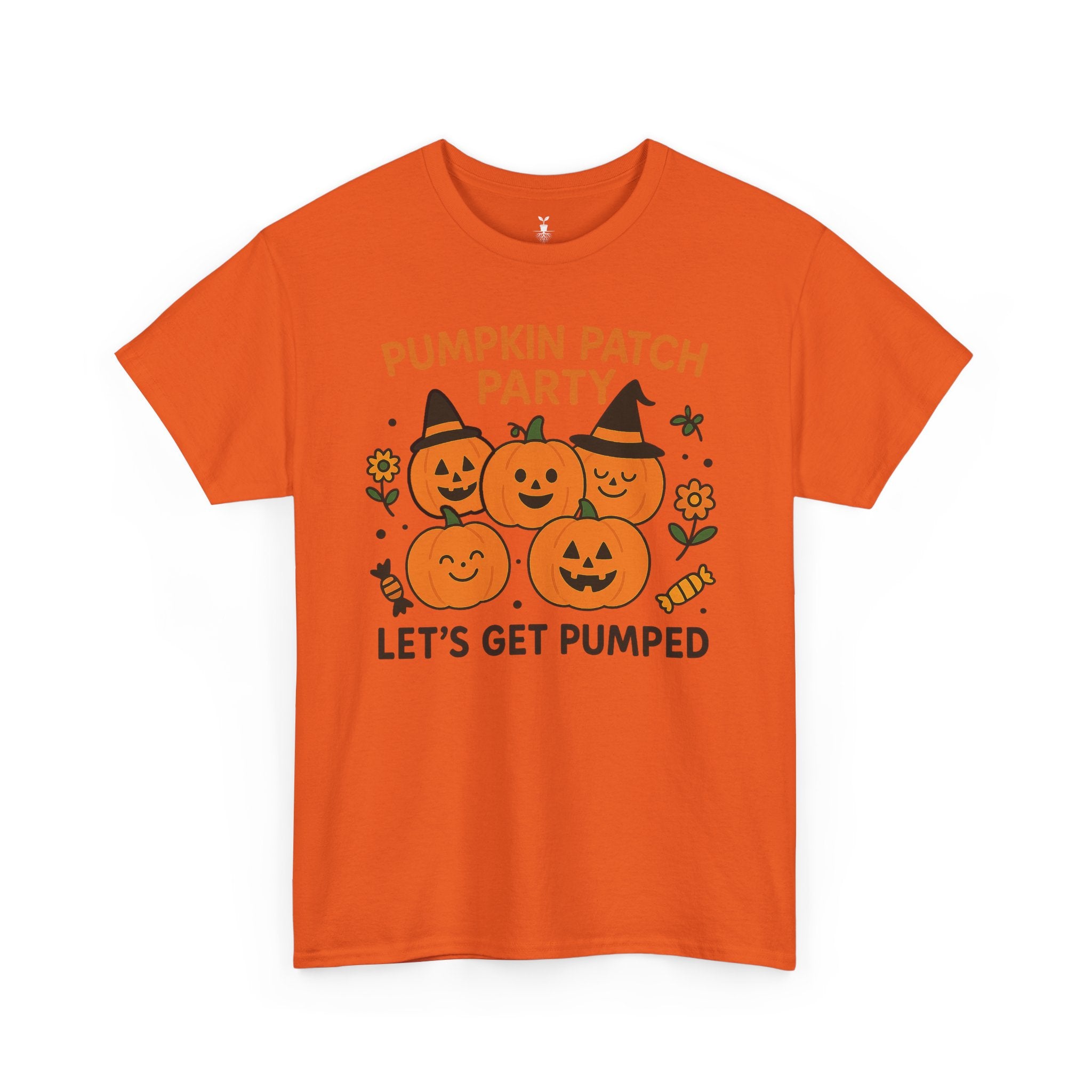 Cute Smiling Pumpkin Patch Party T-Shirt