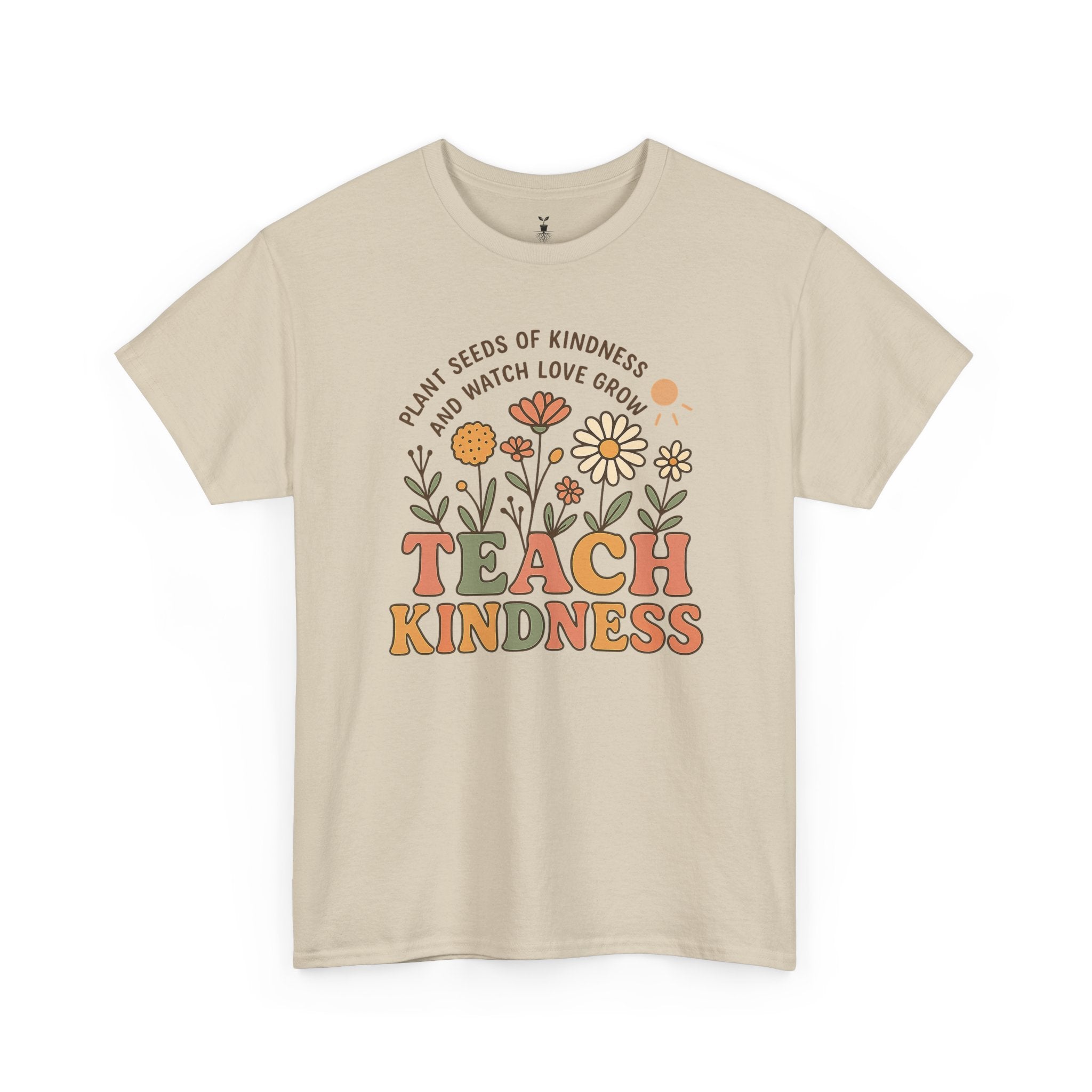 Aesthetic Boho Floral Teach Kindness T-Shirt