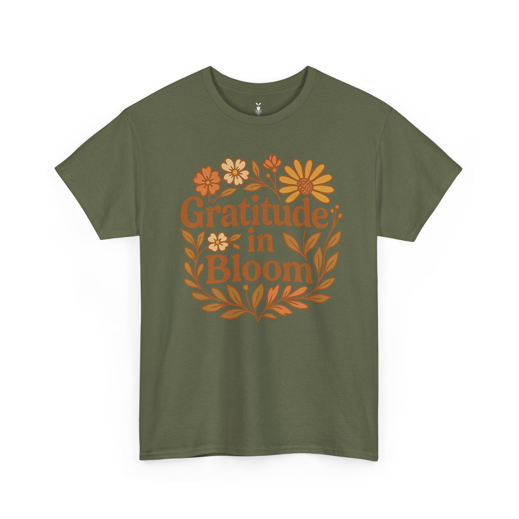 Floral Boho Gratitude in Bloom T-Shirt
