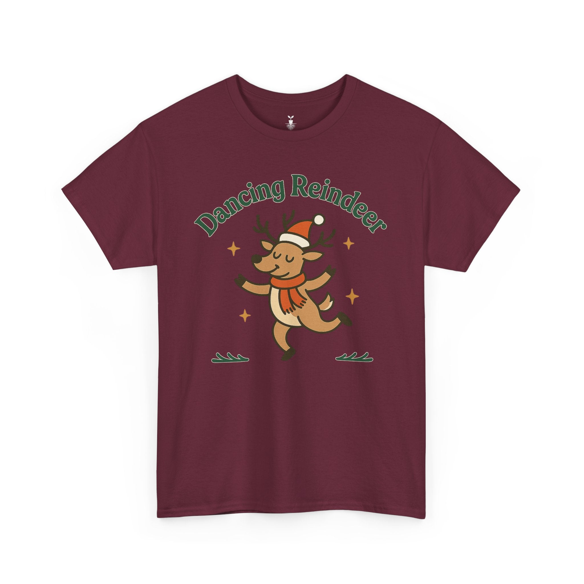 Festive Christmas Dancing Reindeer T-Shirt