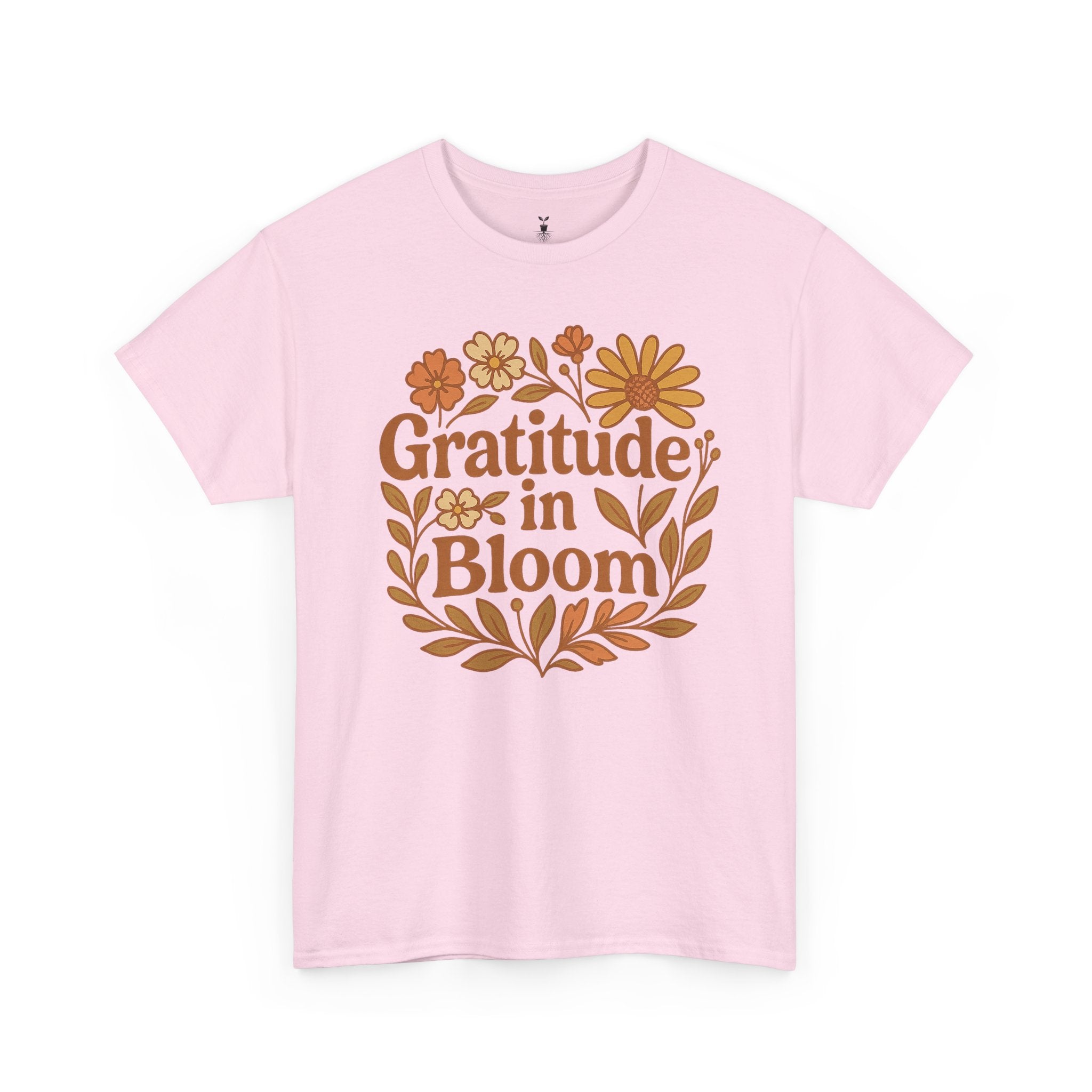 Floral Boho Gratitude in Bloom T-Shirt