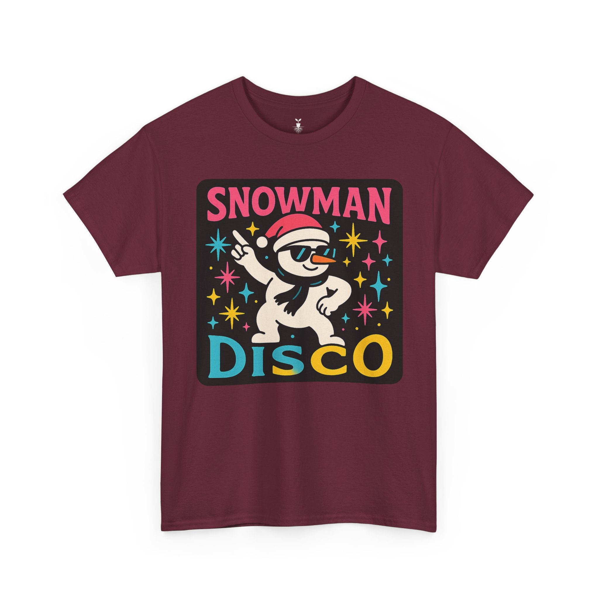 Christmast Snowman Disco T-Shirt