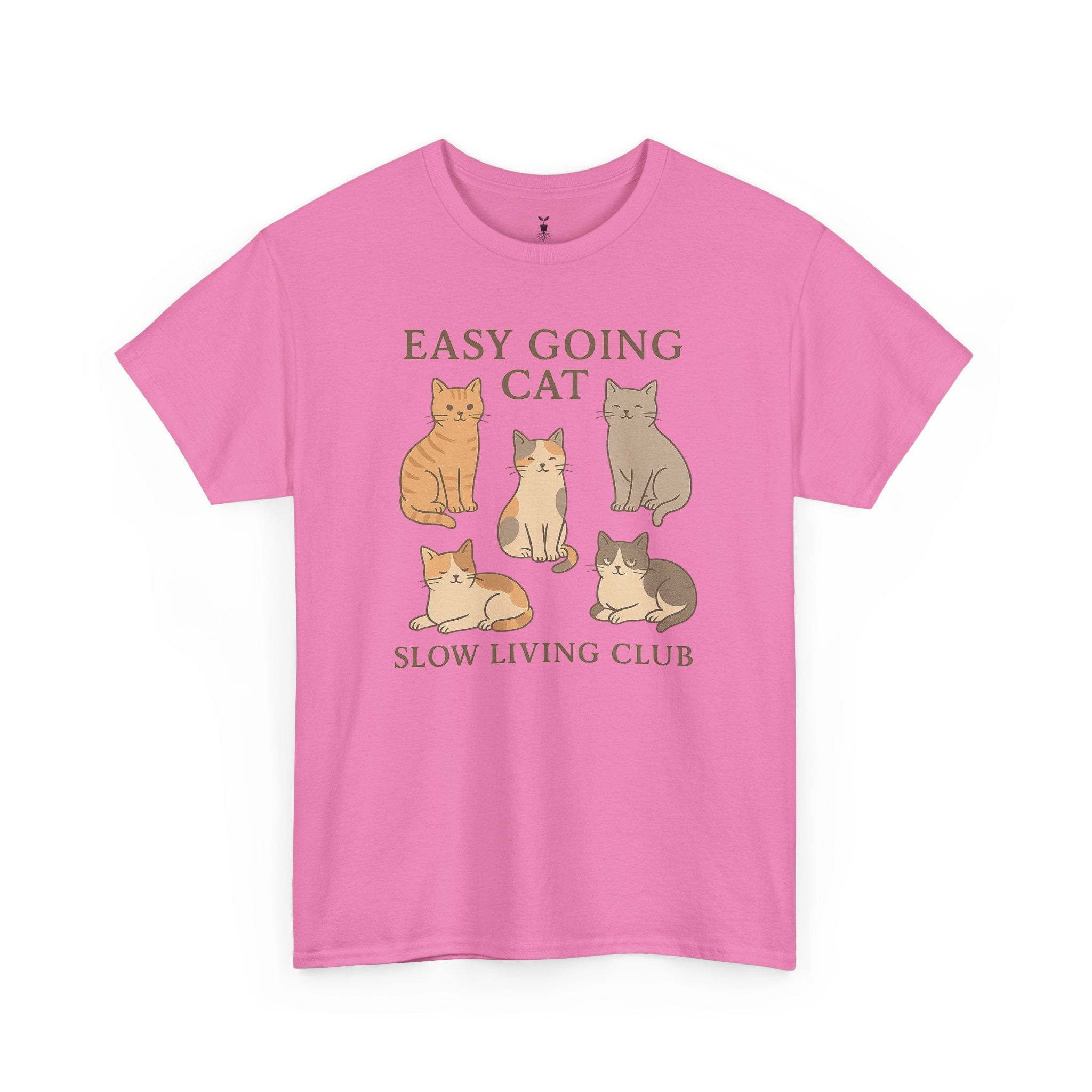 Easy Going Cat: Slow Living Club T-Shirt