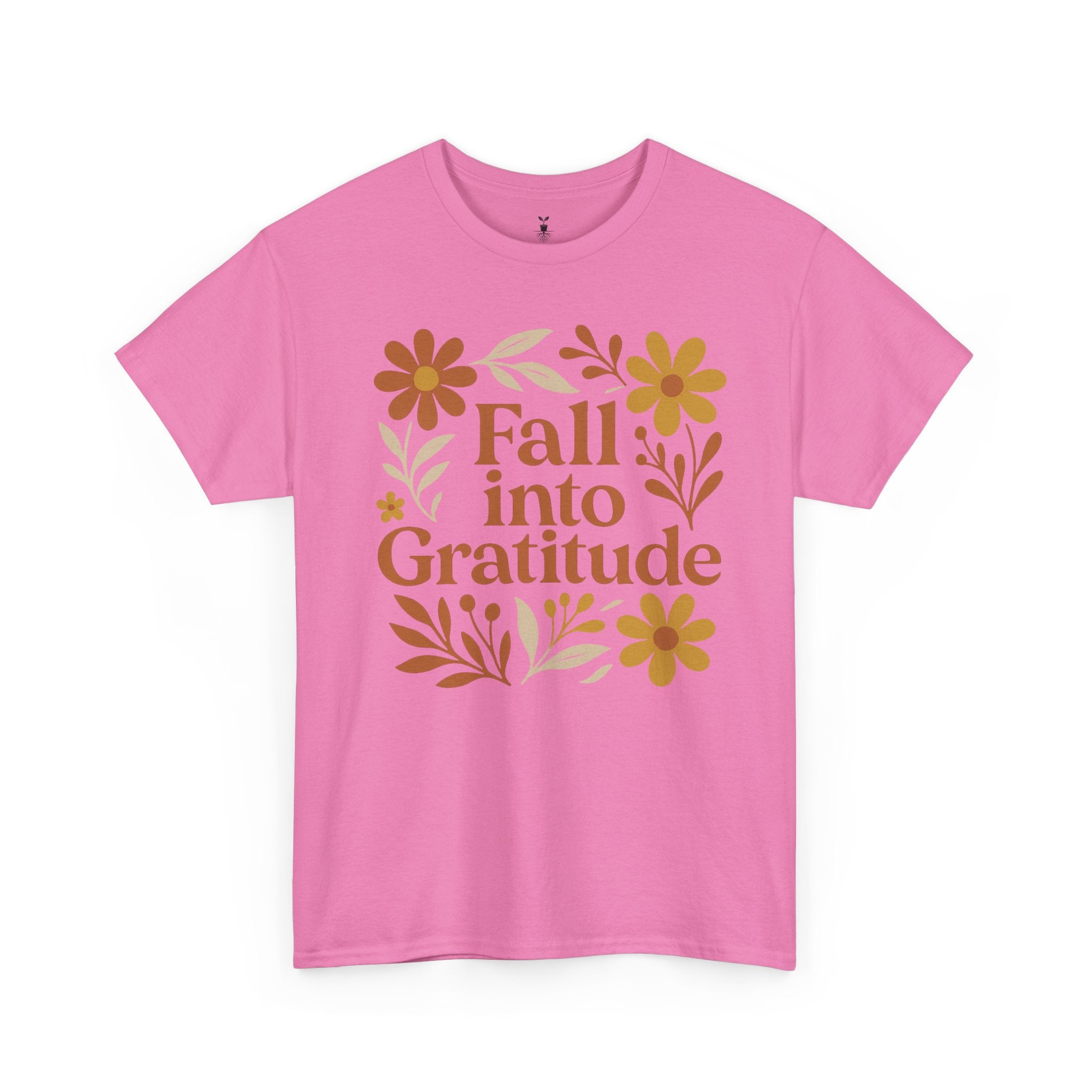 Floral Boho Fall Into Gratitude T-Shirt
