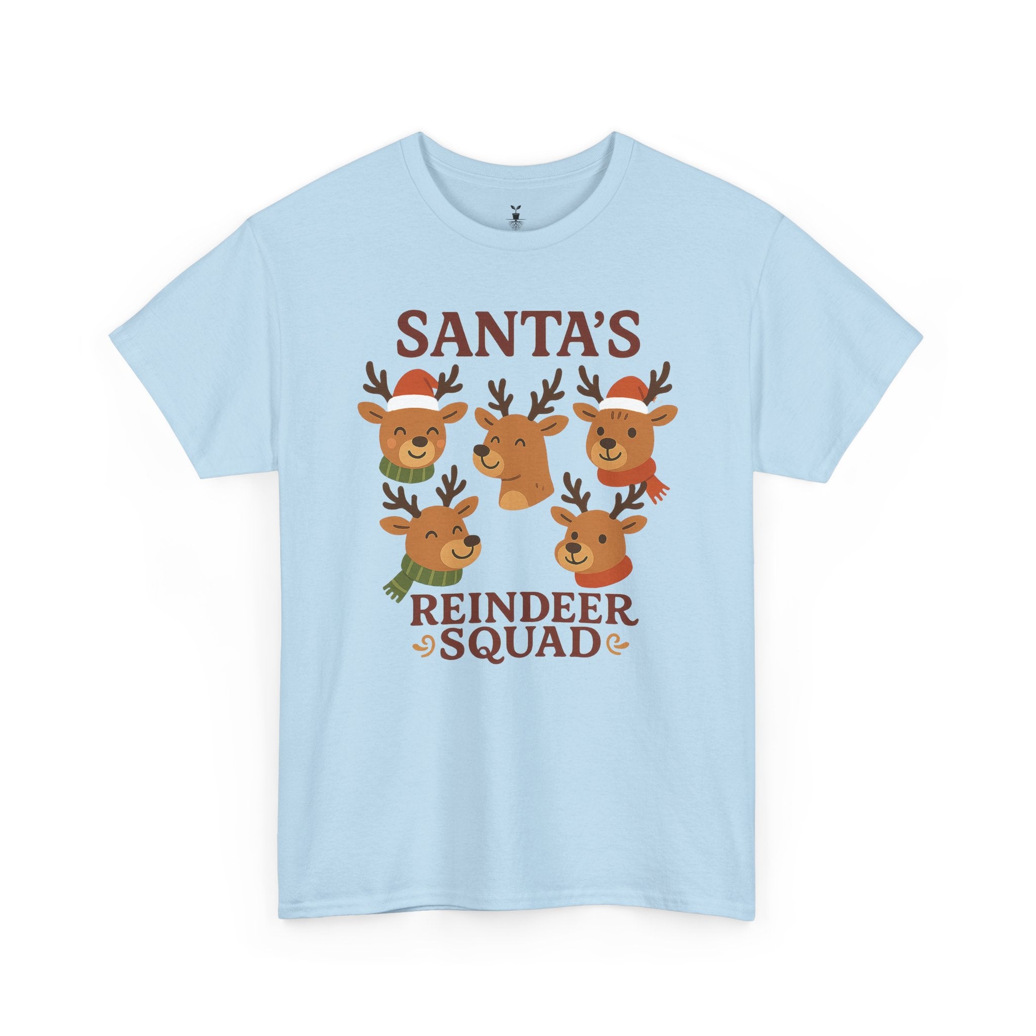 Cute Santa’s Reindeer Squad Christmas T-Shirt
