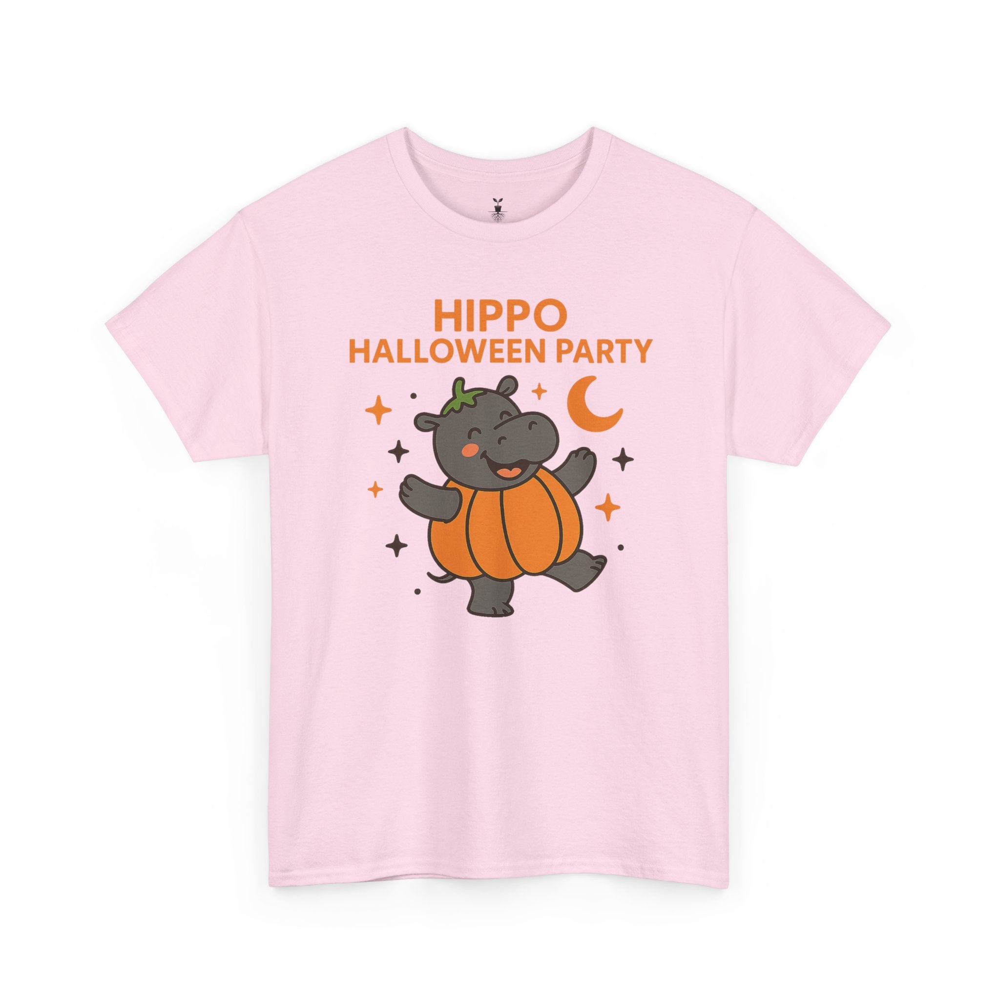 Hippo Pumpkin Halloween Party T-Shirt