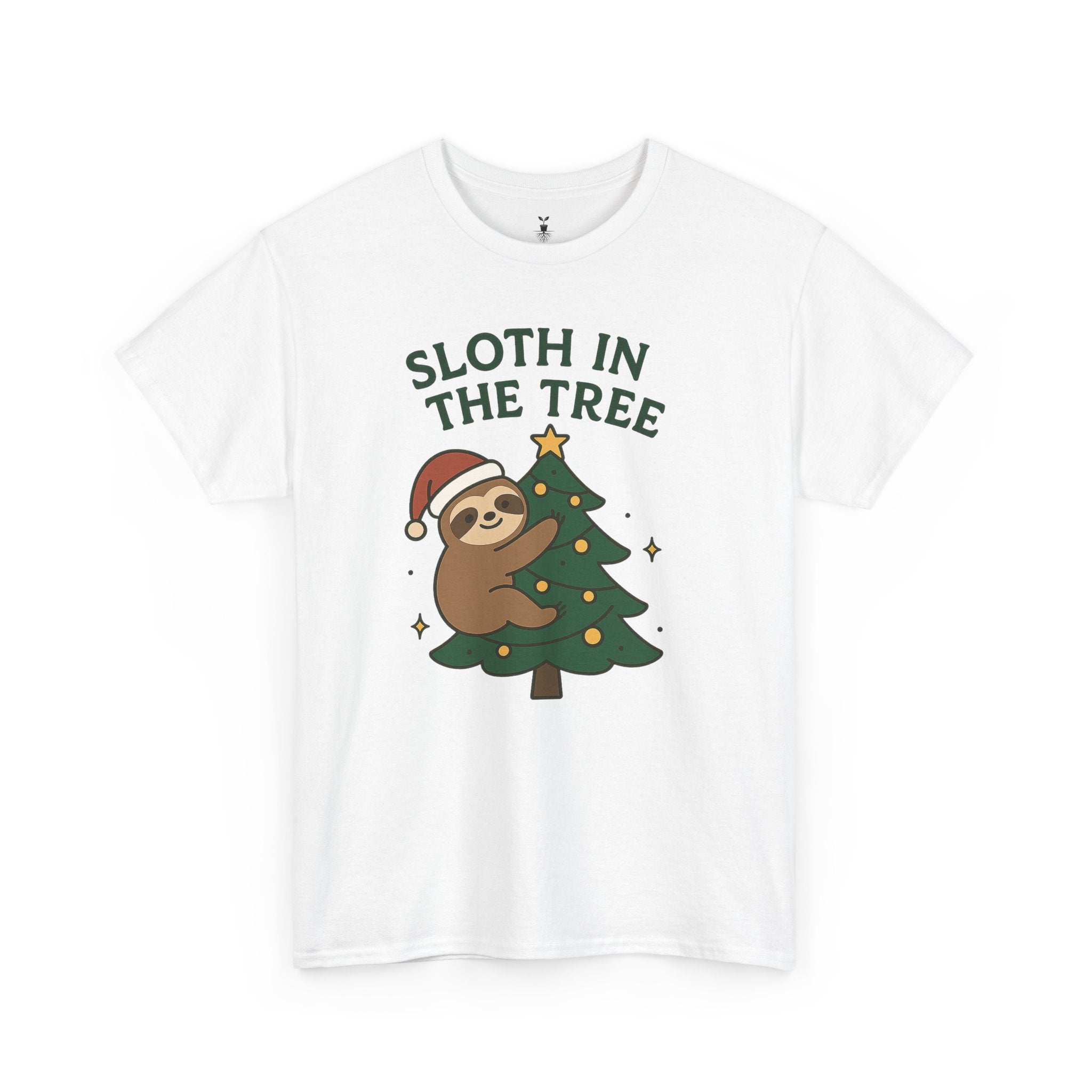 Christmas  Sloth in the Tree T-Shirt