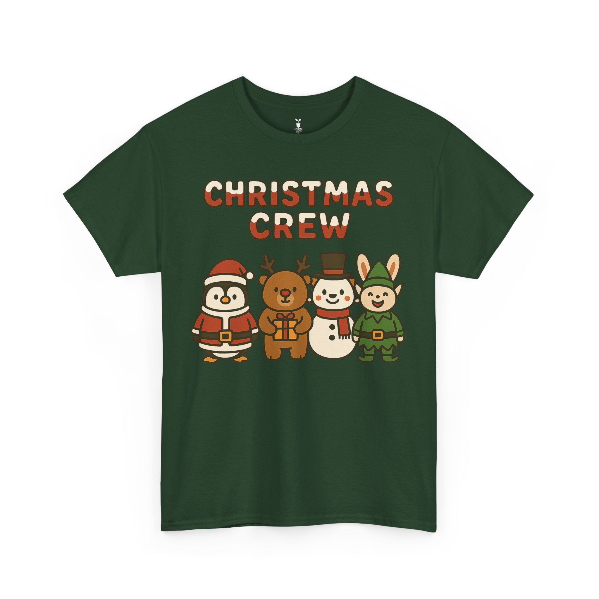 Christmas Crew Penguin Reindeer Snowman Bunny T-Shirt