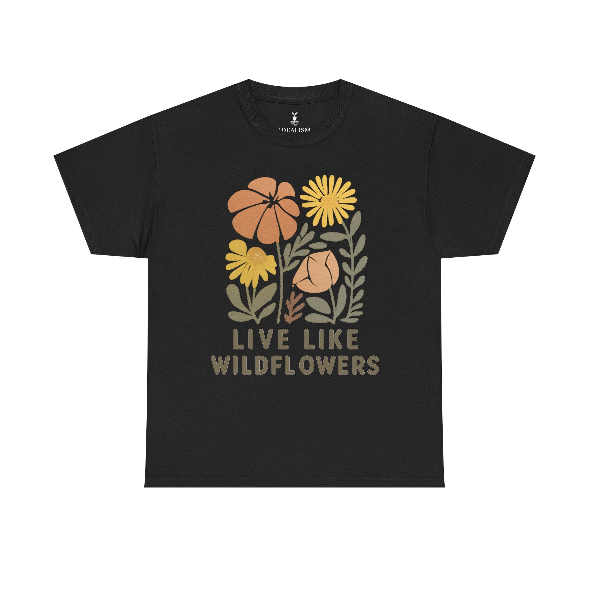 Aesthetic Live Like Wildflowers T-Shirt