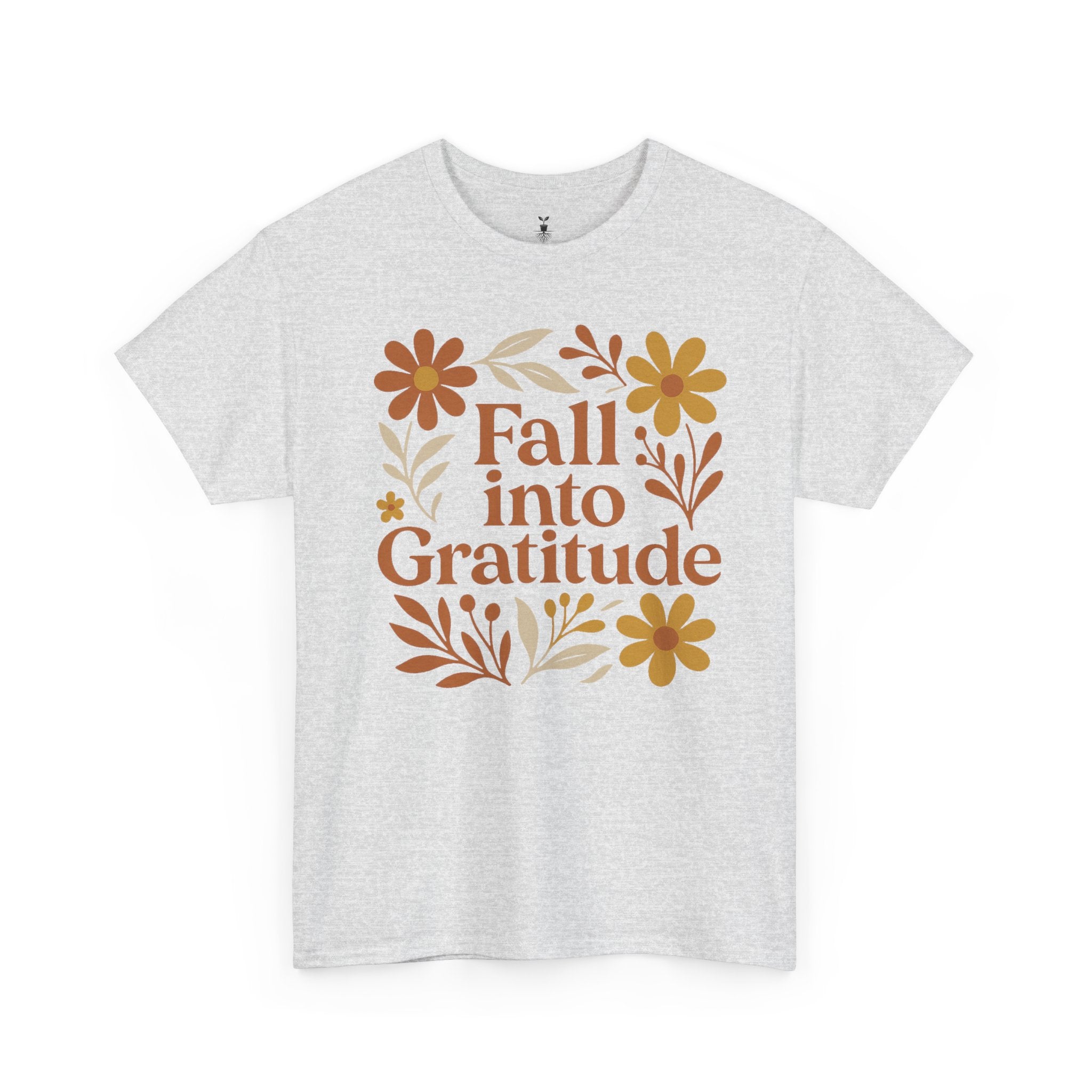Floral Boho Fall Into Gratitude T-Shirt