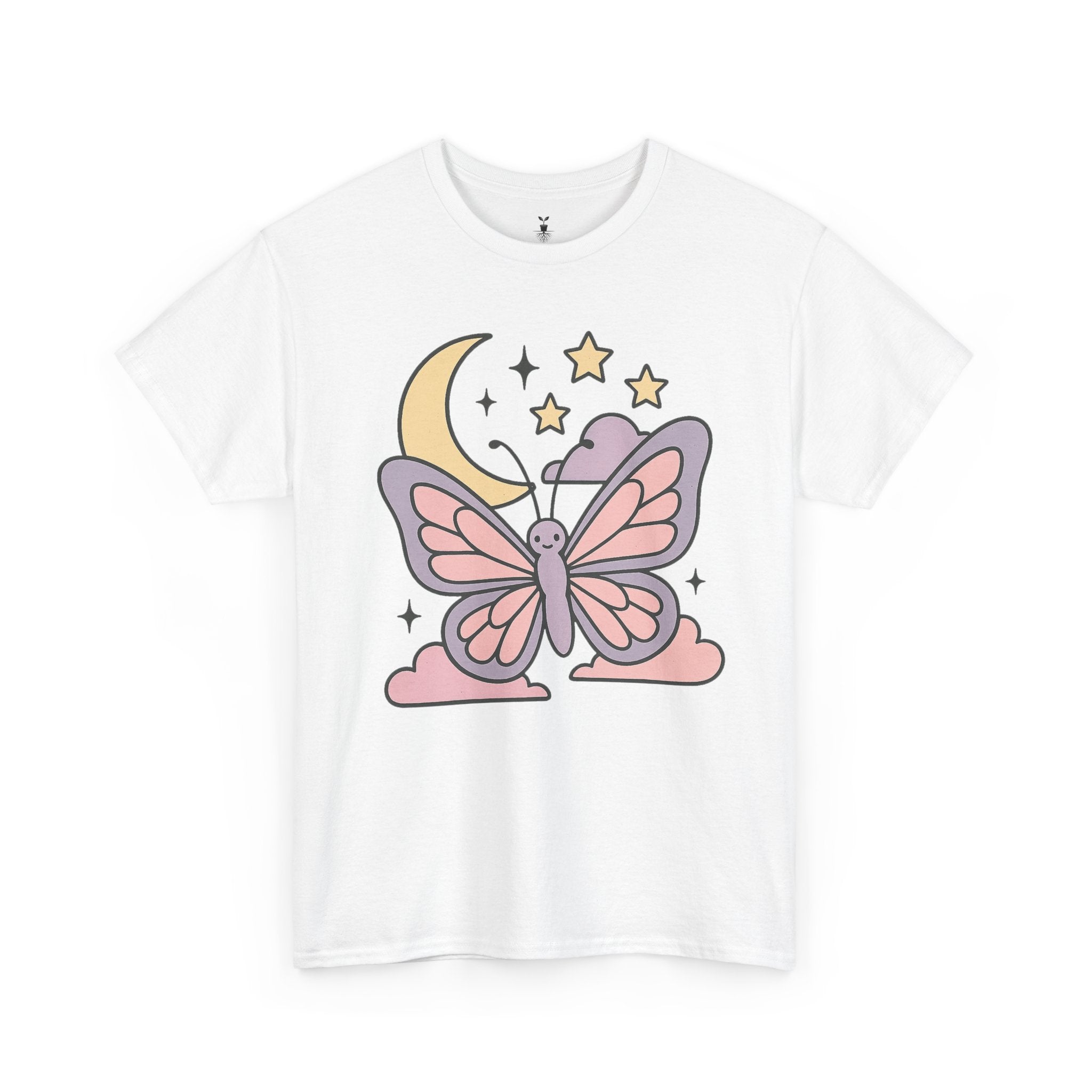 Aesthetic Boho Butterfly Moon T-Shirt