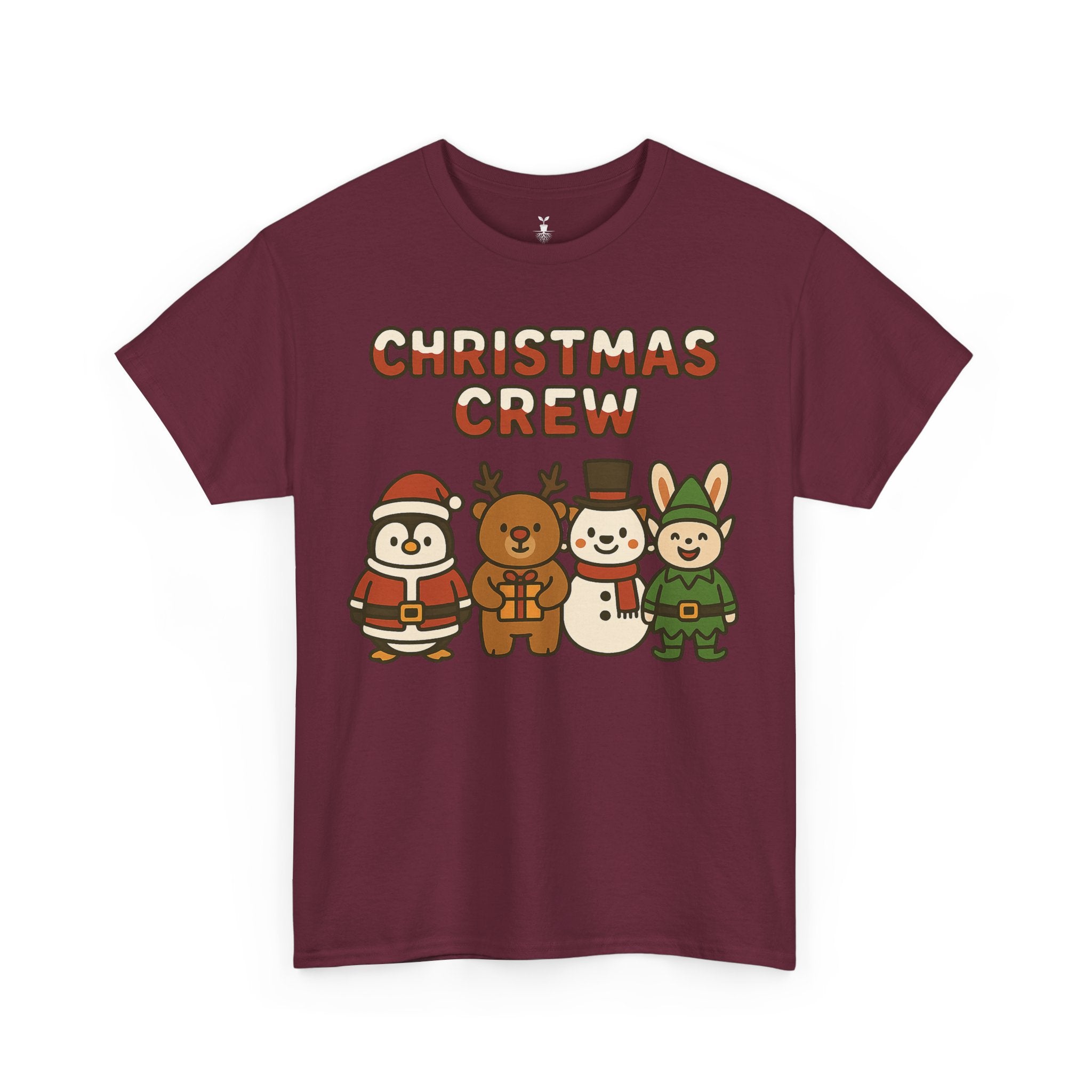 Christmas Crew Penguin Reindeer Snowman Bunny T-Shirt