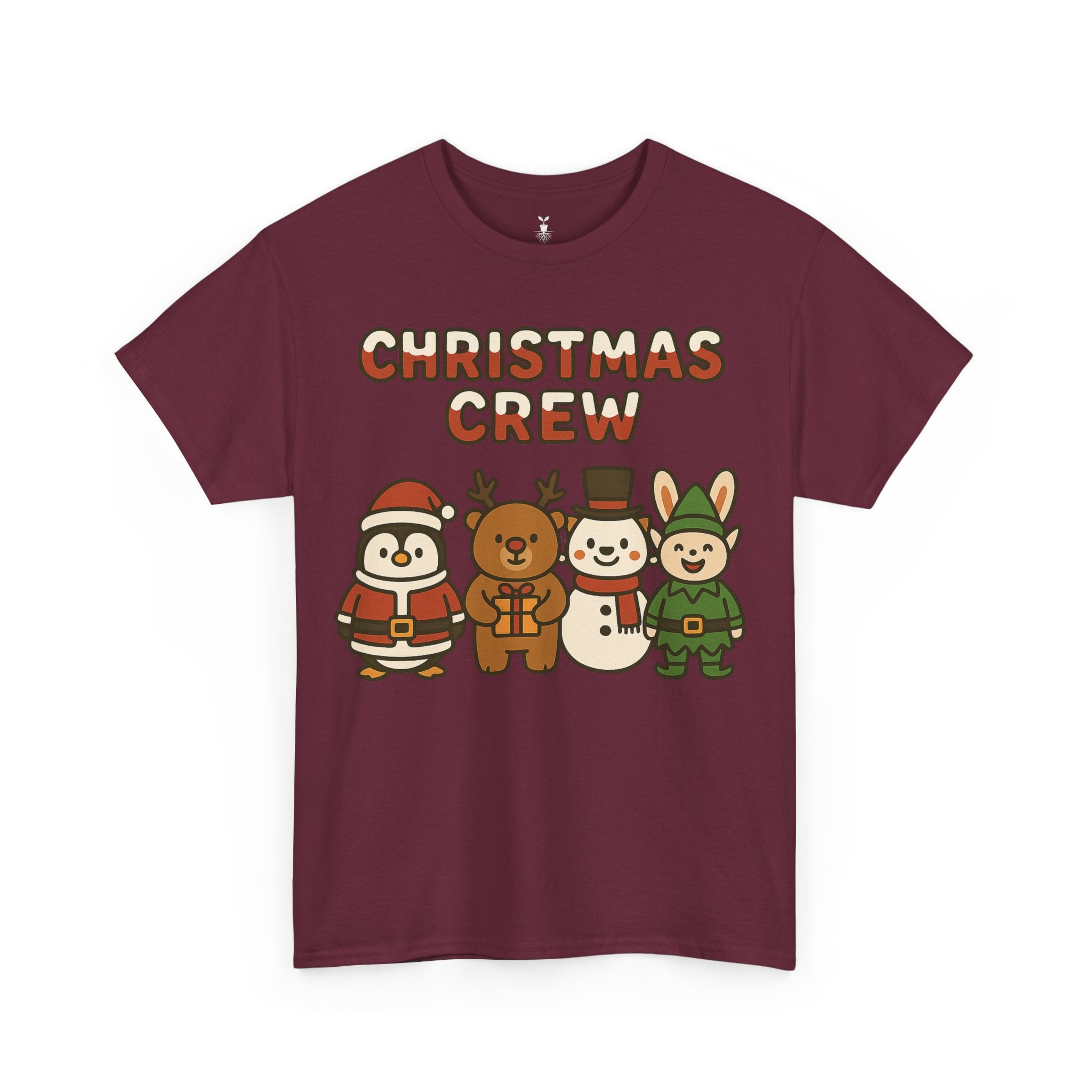 Christmas Crew Penguin Reindeer Snowman Bunny T-Shirt