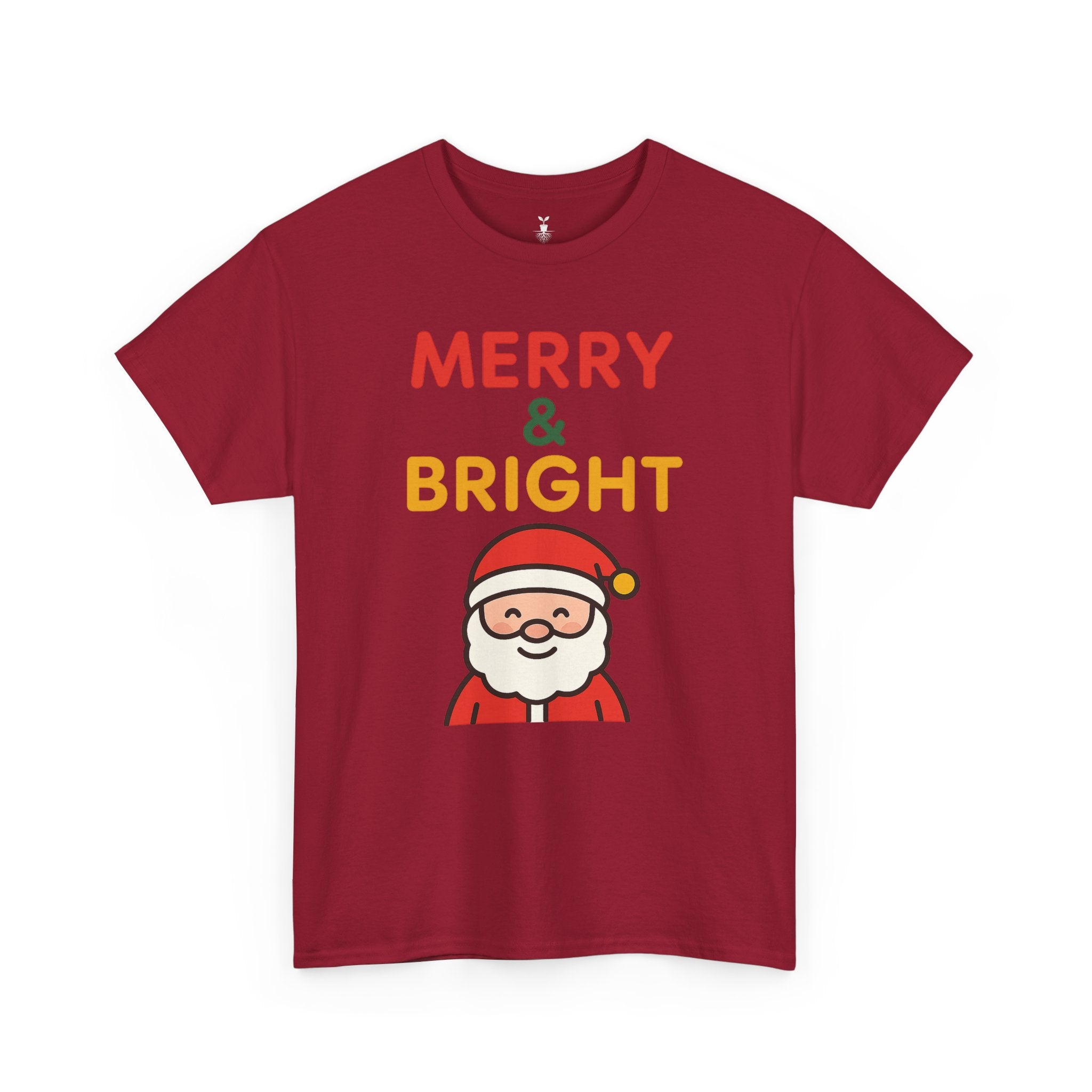 Santa Claus Merry and Bright Christmas T-Shirt