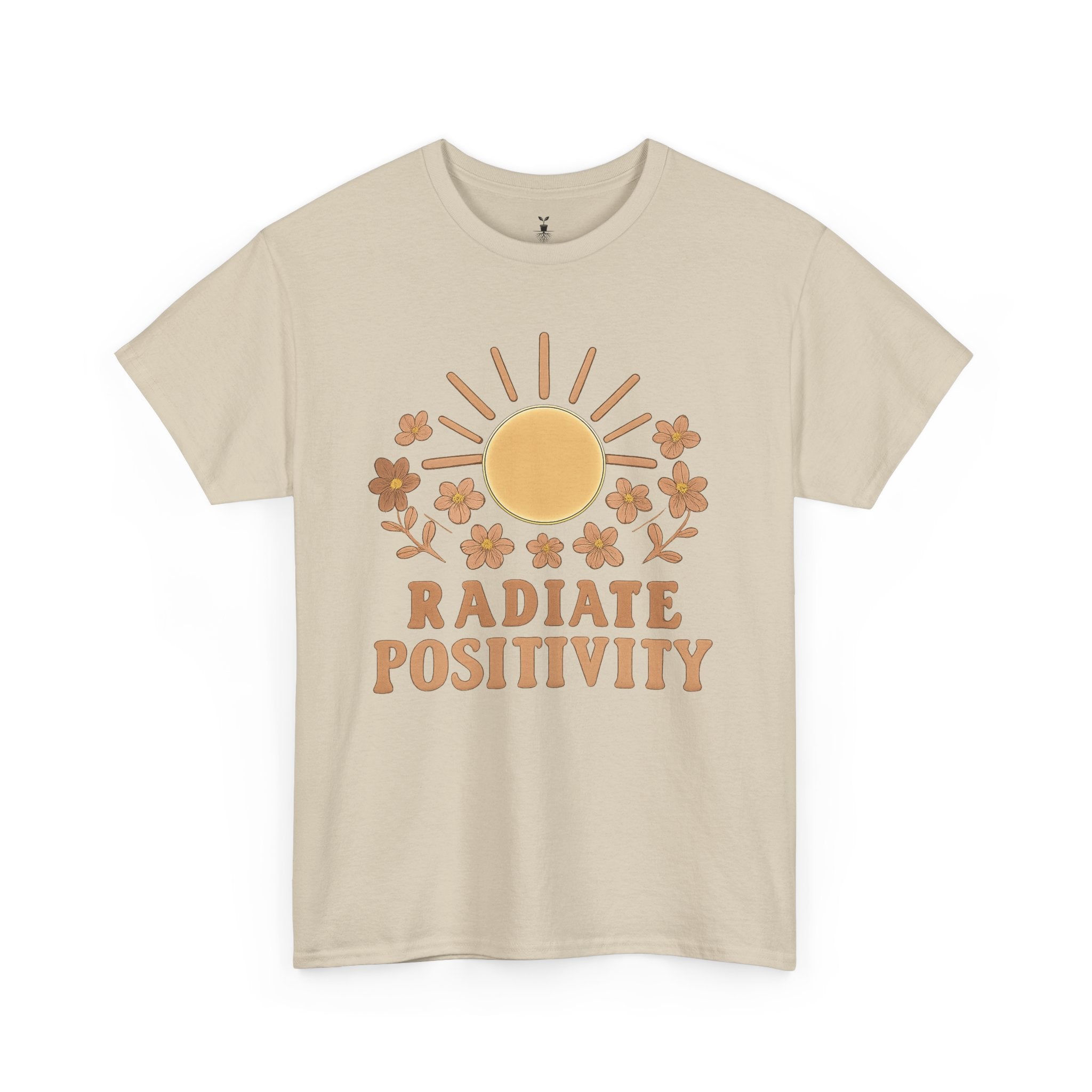 Sun and Flower Radiate Positivity T-Shirt