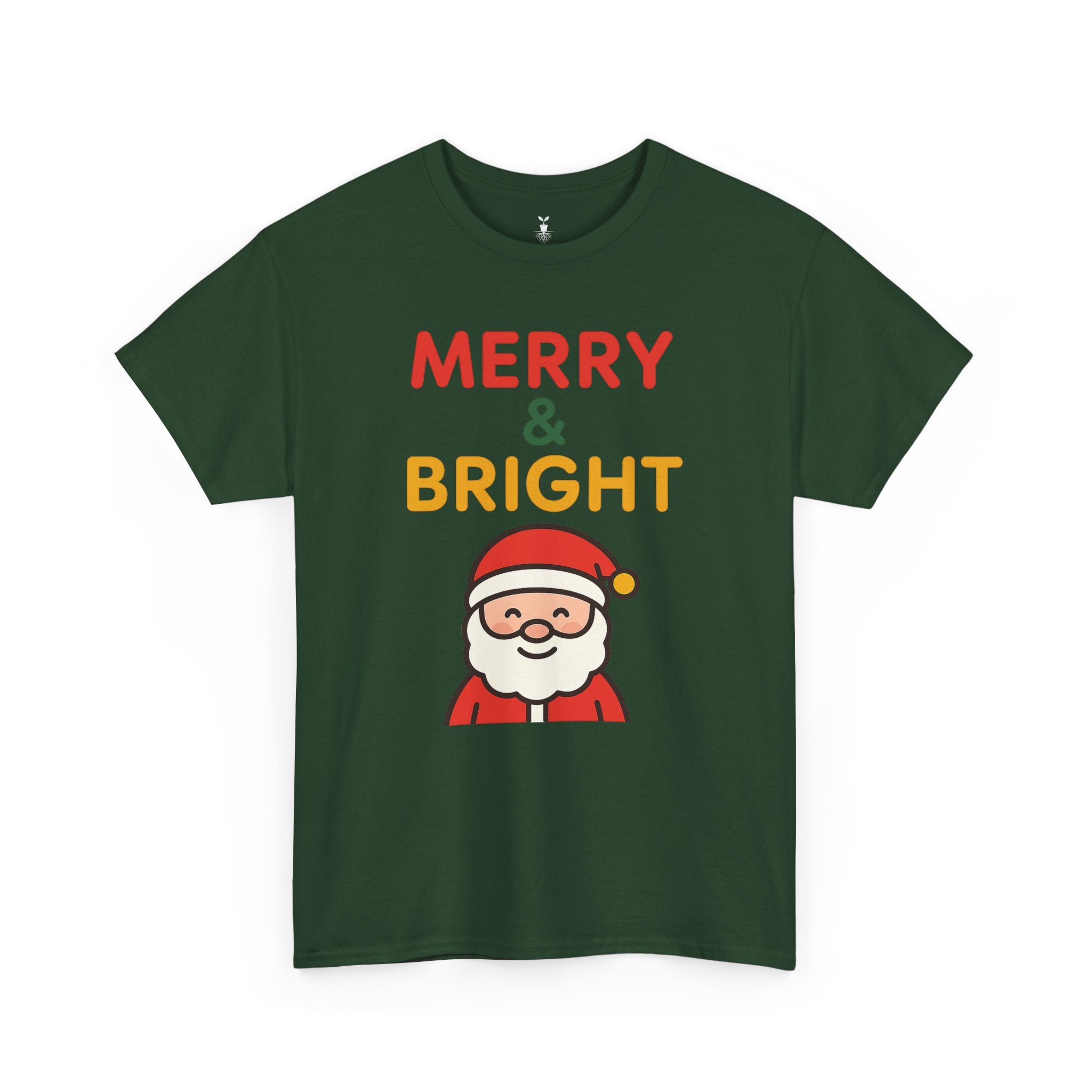 Santa Claus Merry and Bright Christmas T-Shirt