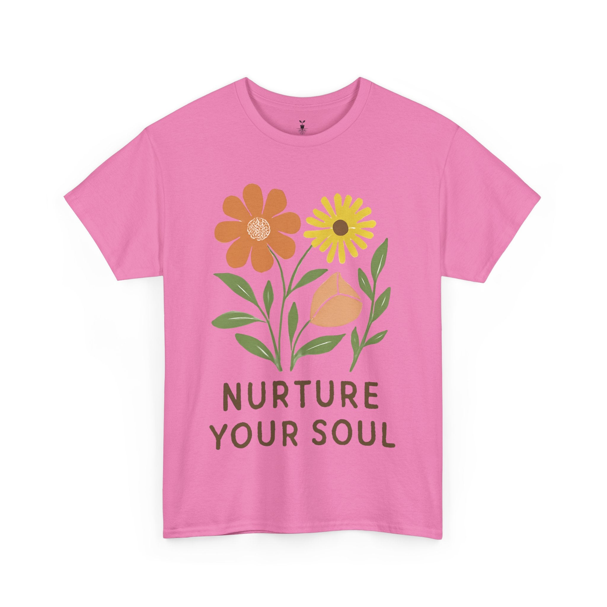 Boho Floral Nurture Your Soul T-Shirt