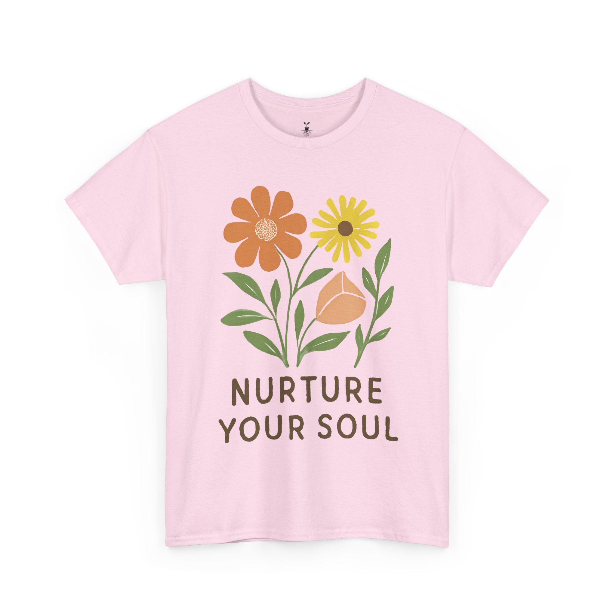 Boho Floral Nurture Your Soul T-Shirt