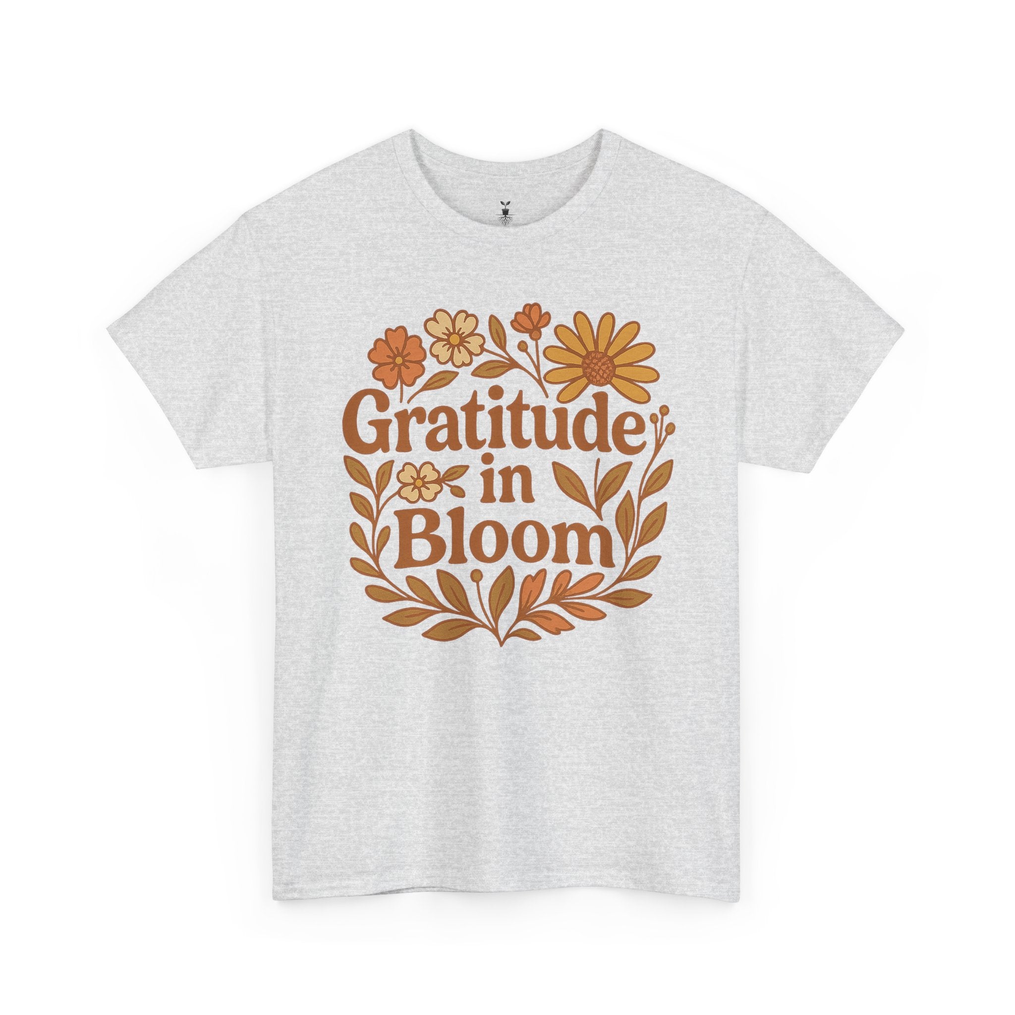Floral Boho Gratitude in Bloom T-Shirt
