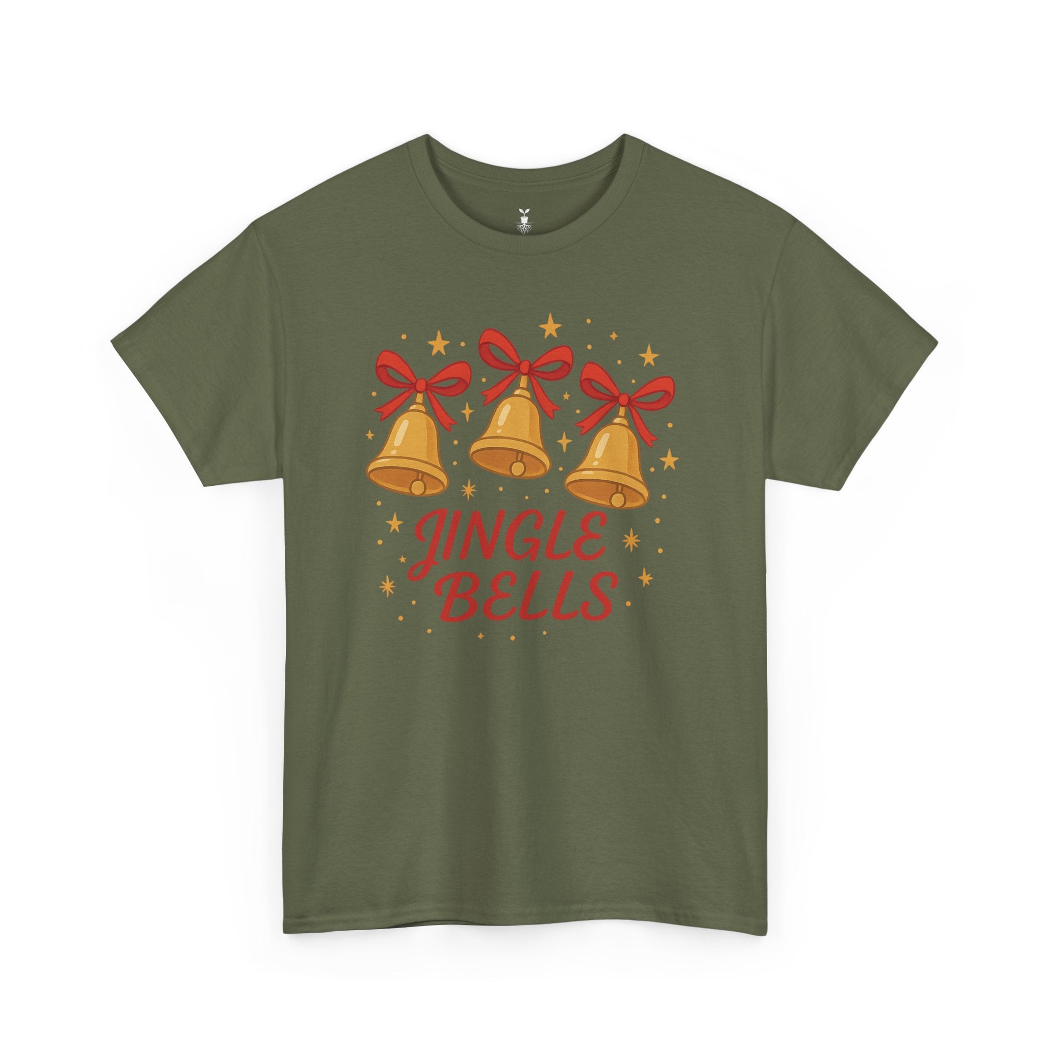 Festive Golden Jingle Bells T-Shirt