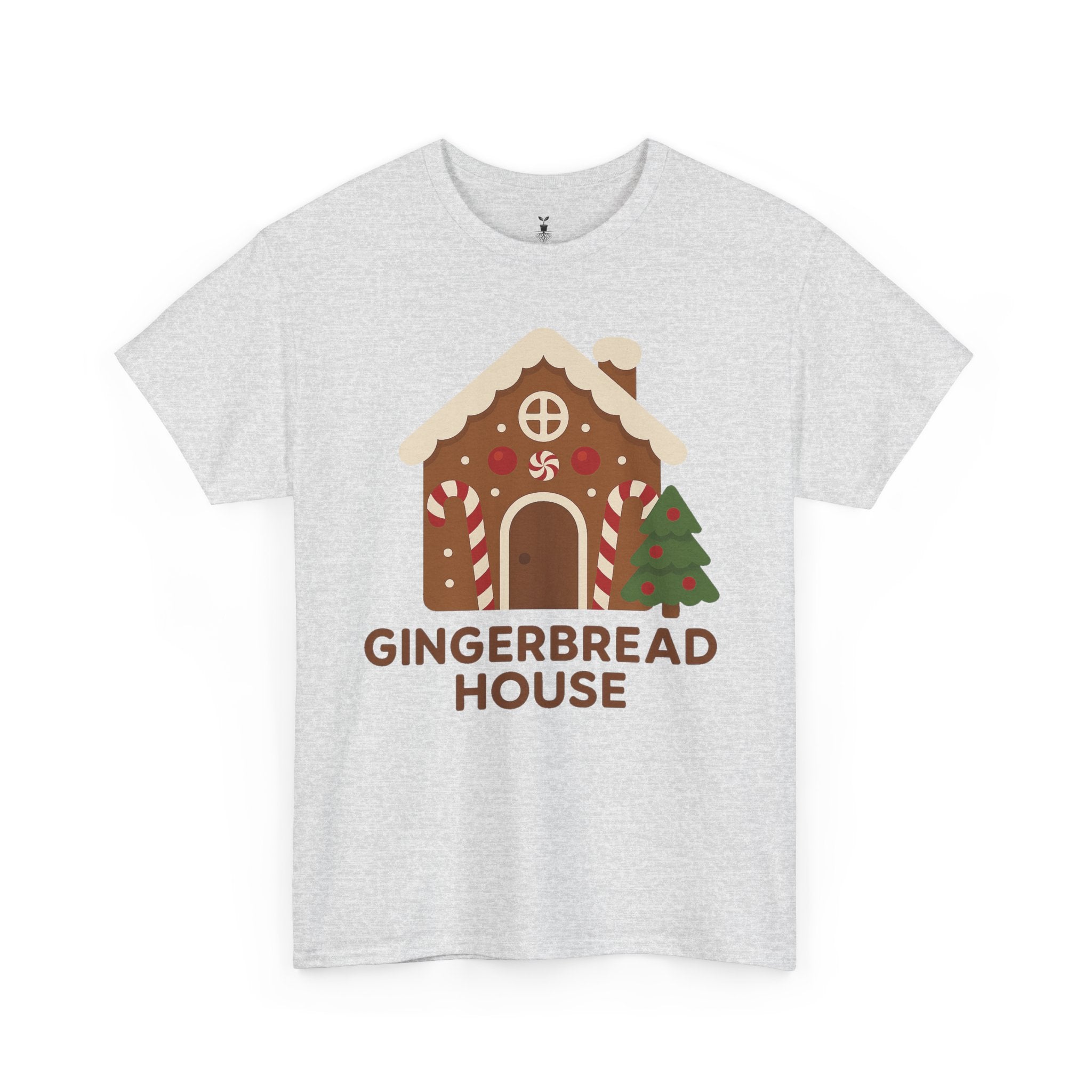 Cute Gingerbread House with Tree T-Shirt