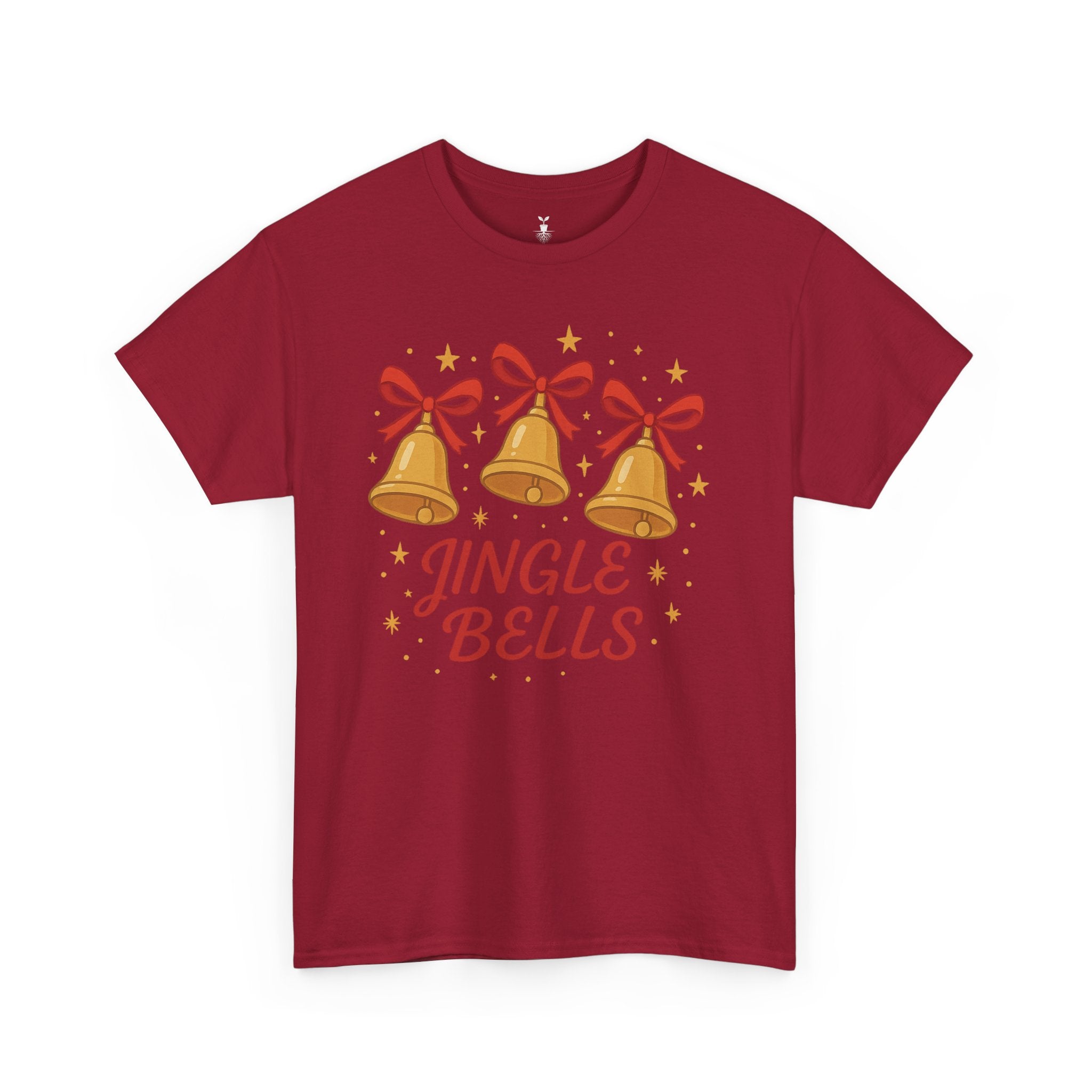 Festive Golden Jingle Bells T-Shirt