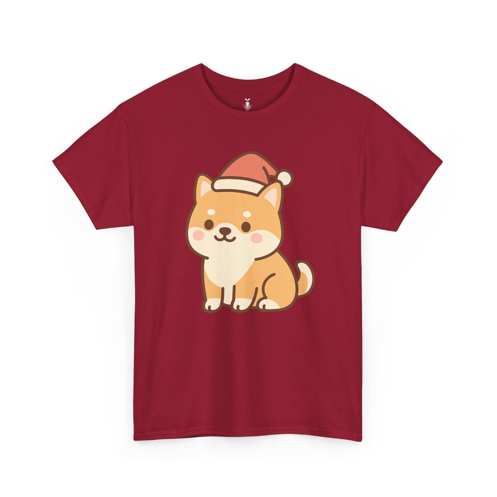 Shiba Inu with Santa Hat T-Shirt