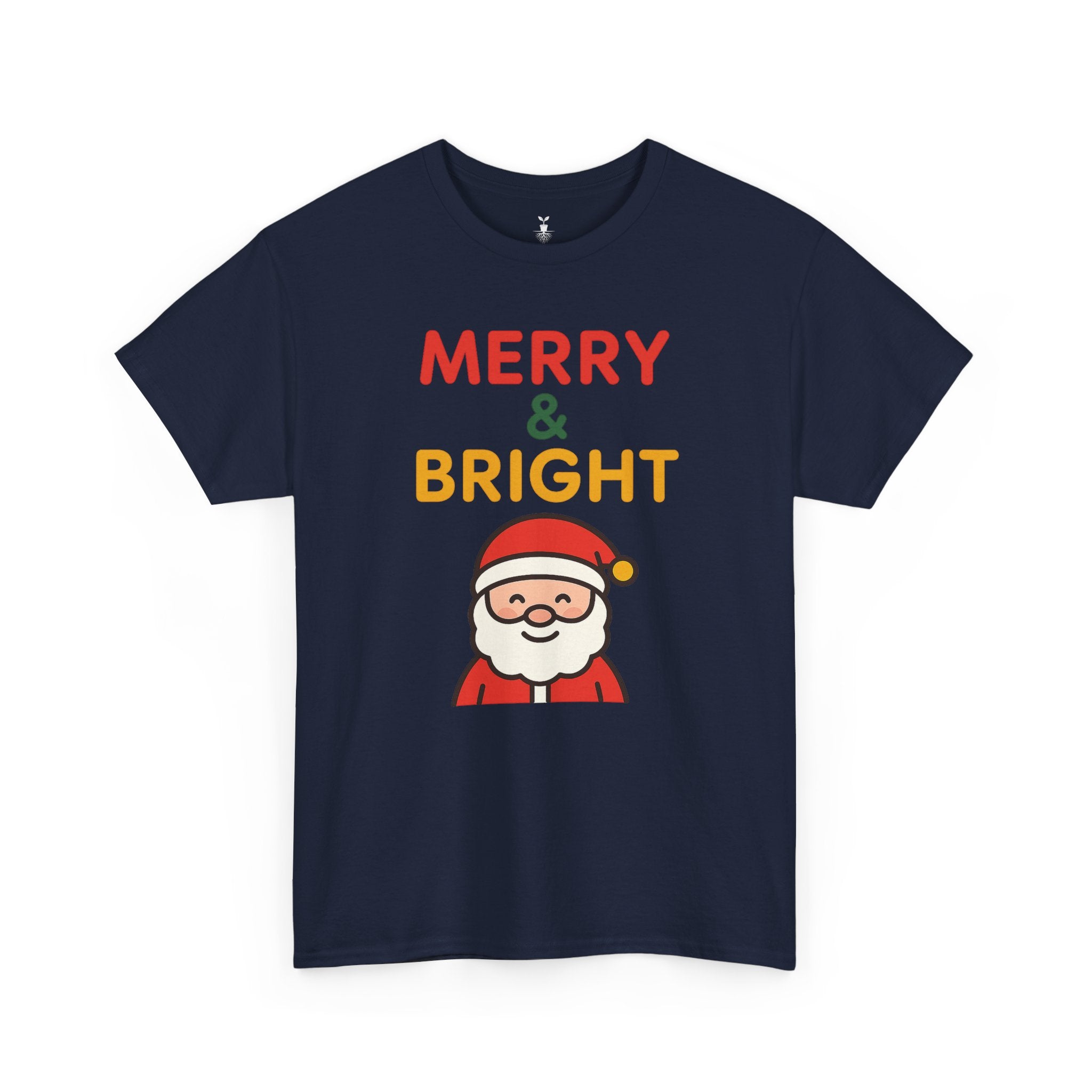 Santa Claus Merry and Bright Christmas T-Shirt