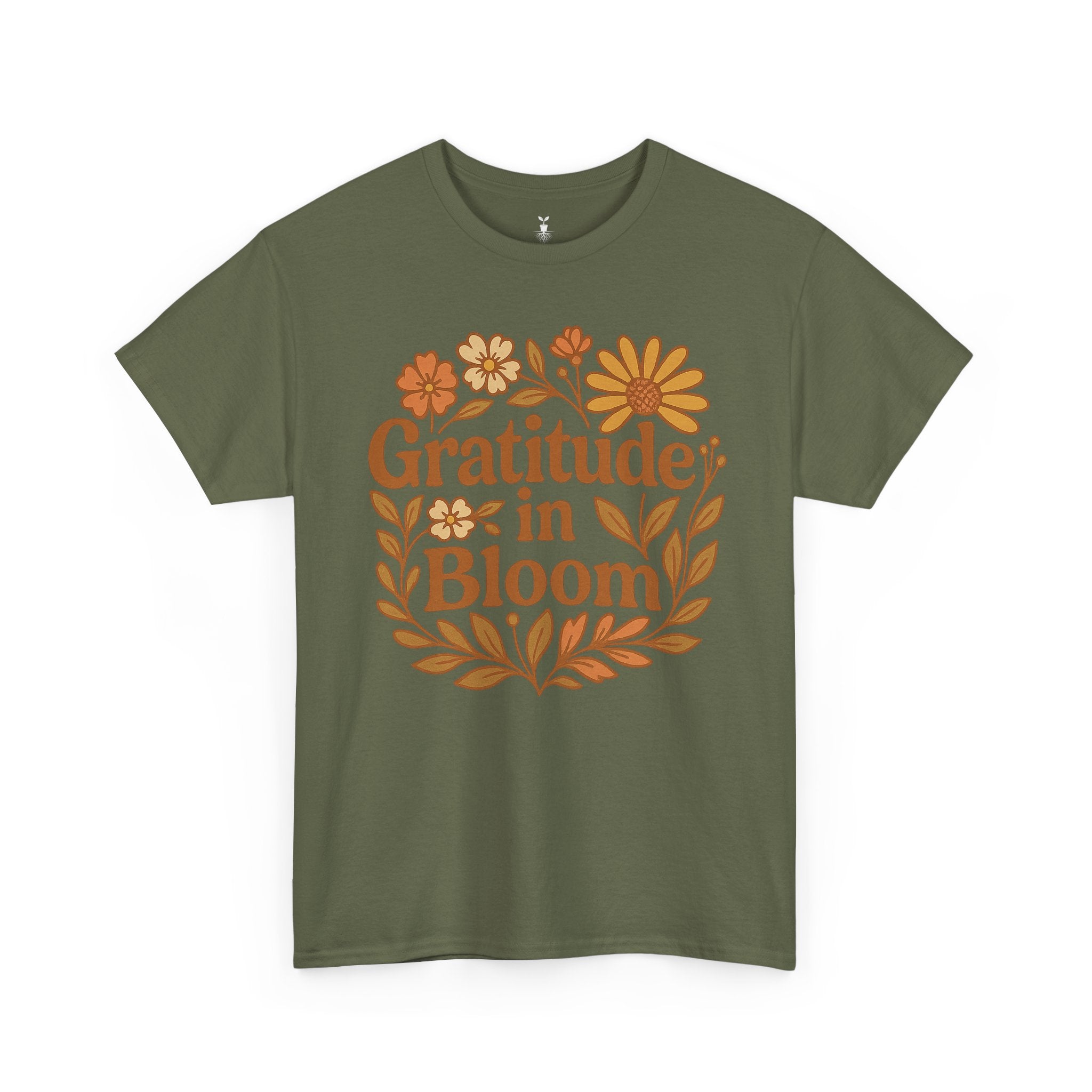 Floral Boho Gratitude in Bloom T-Shirt