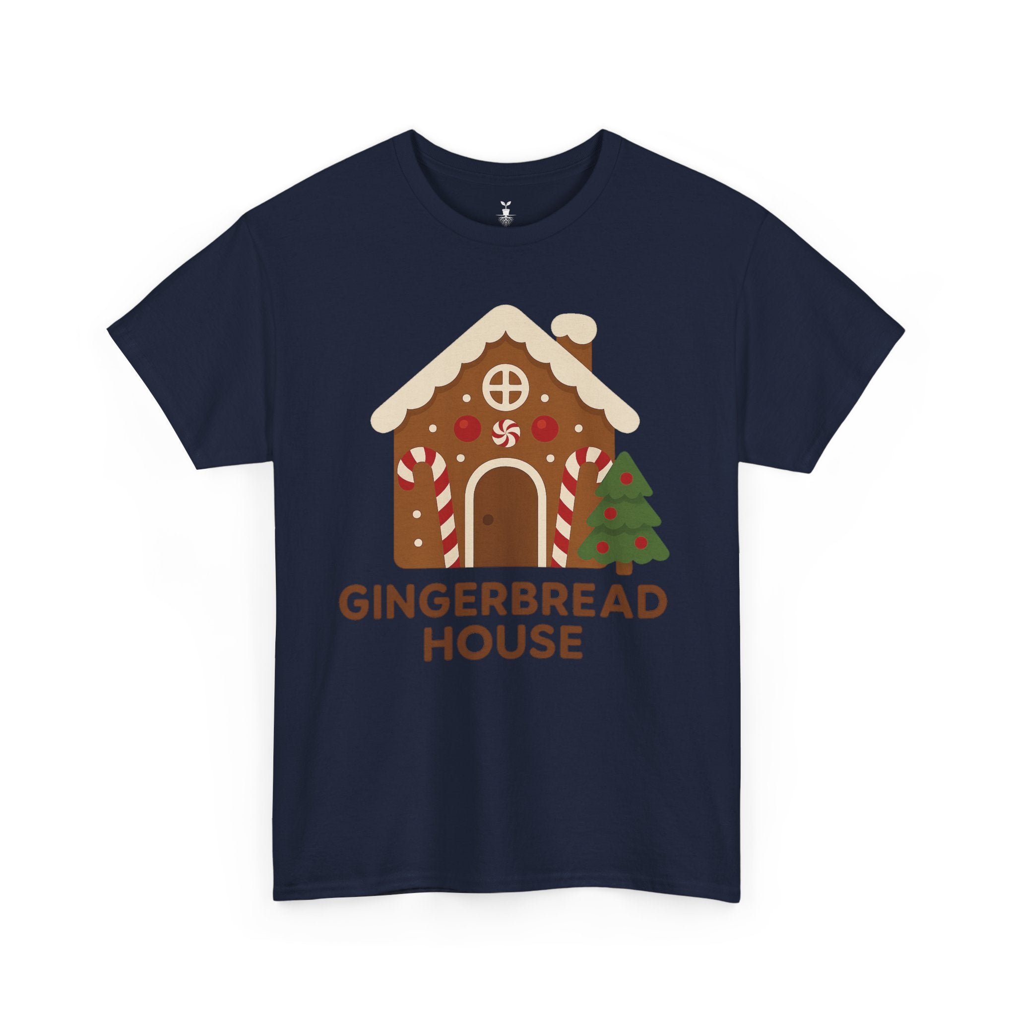 Cute Gingerbread House with Tree T-Shirt