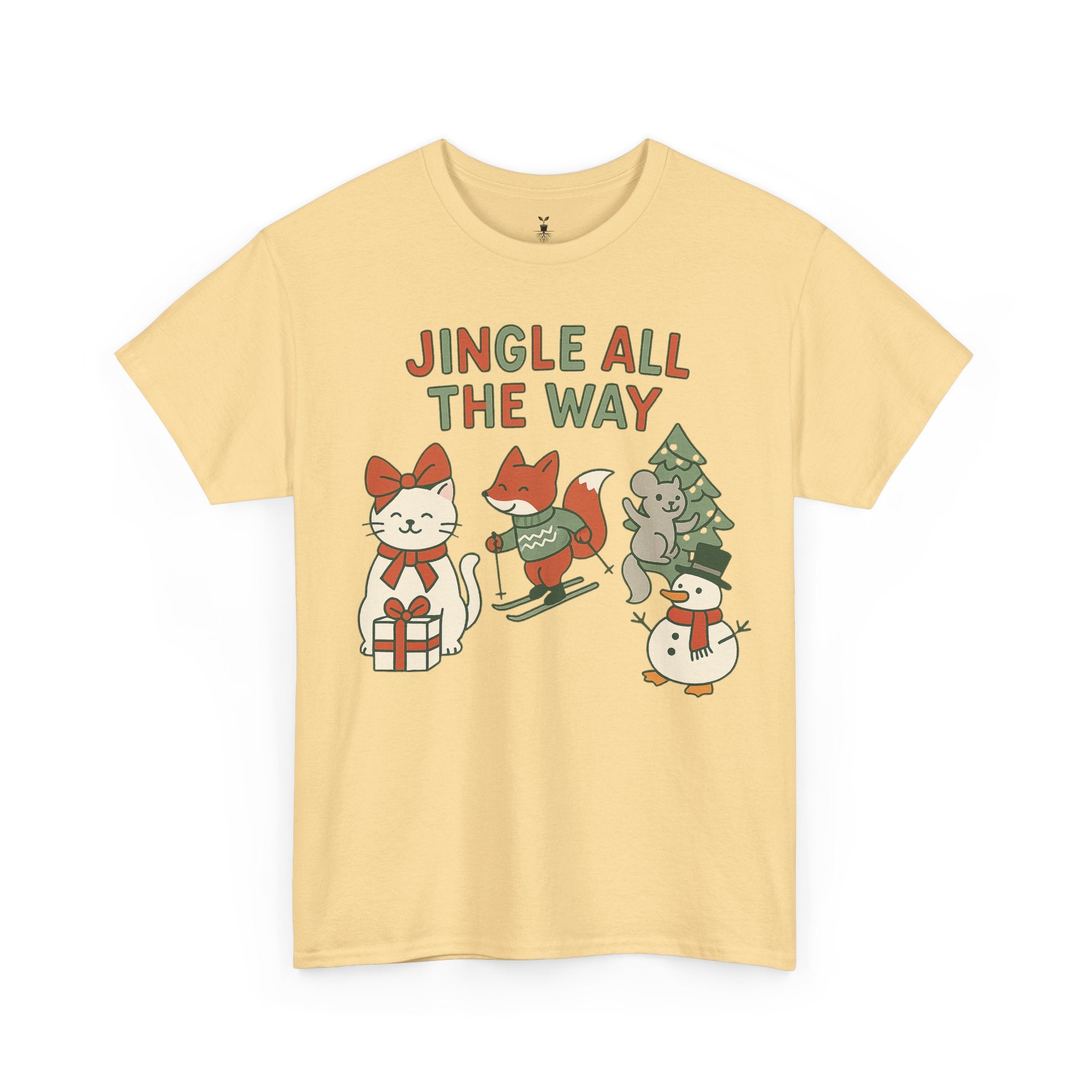 Cute Animal Jingle All The Way T-Shirt
