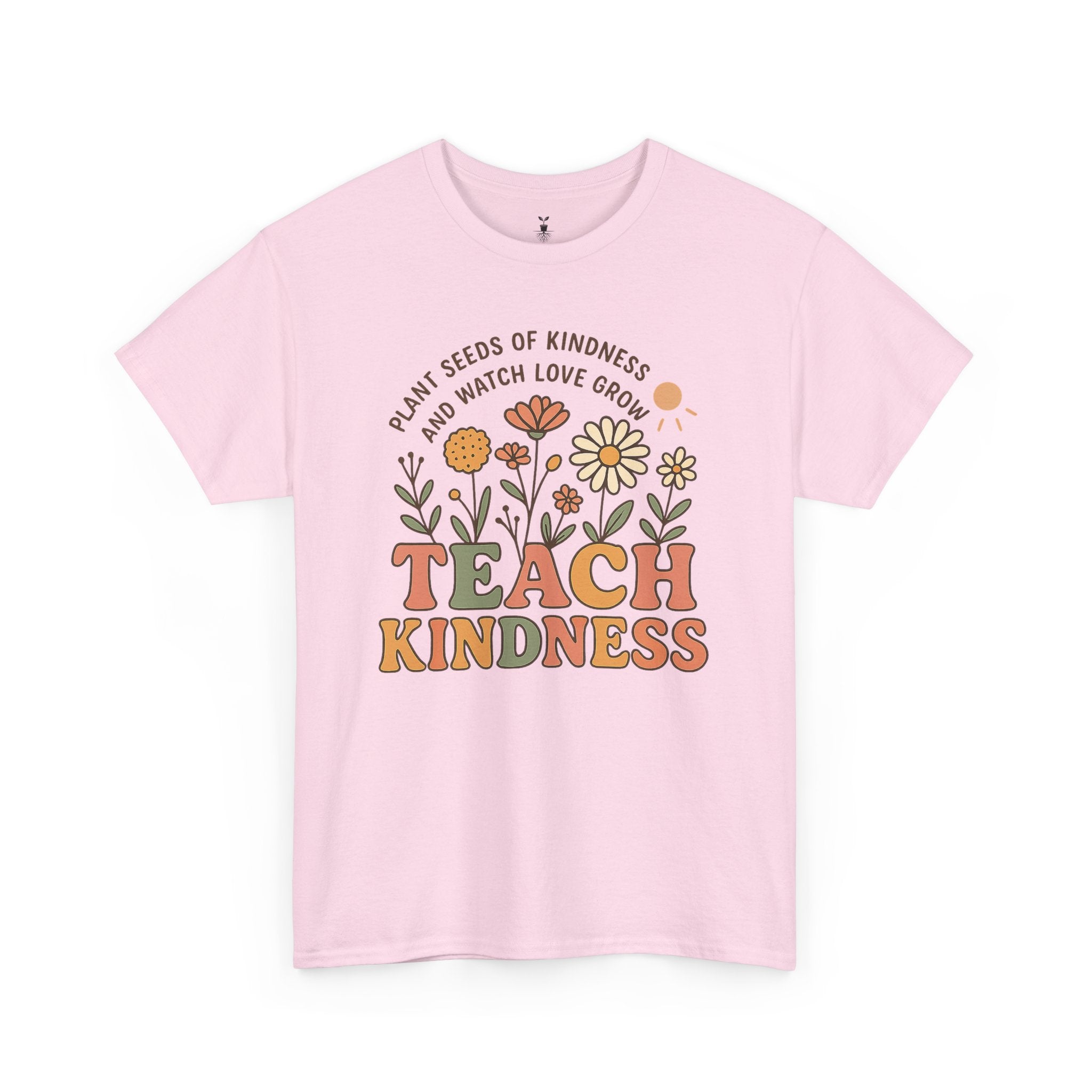 Aesthetic Boho Floral Teach Kindness T-Shirt