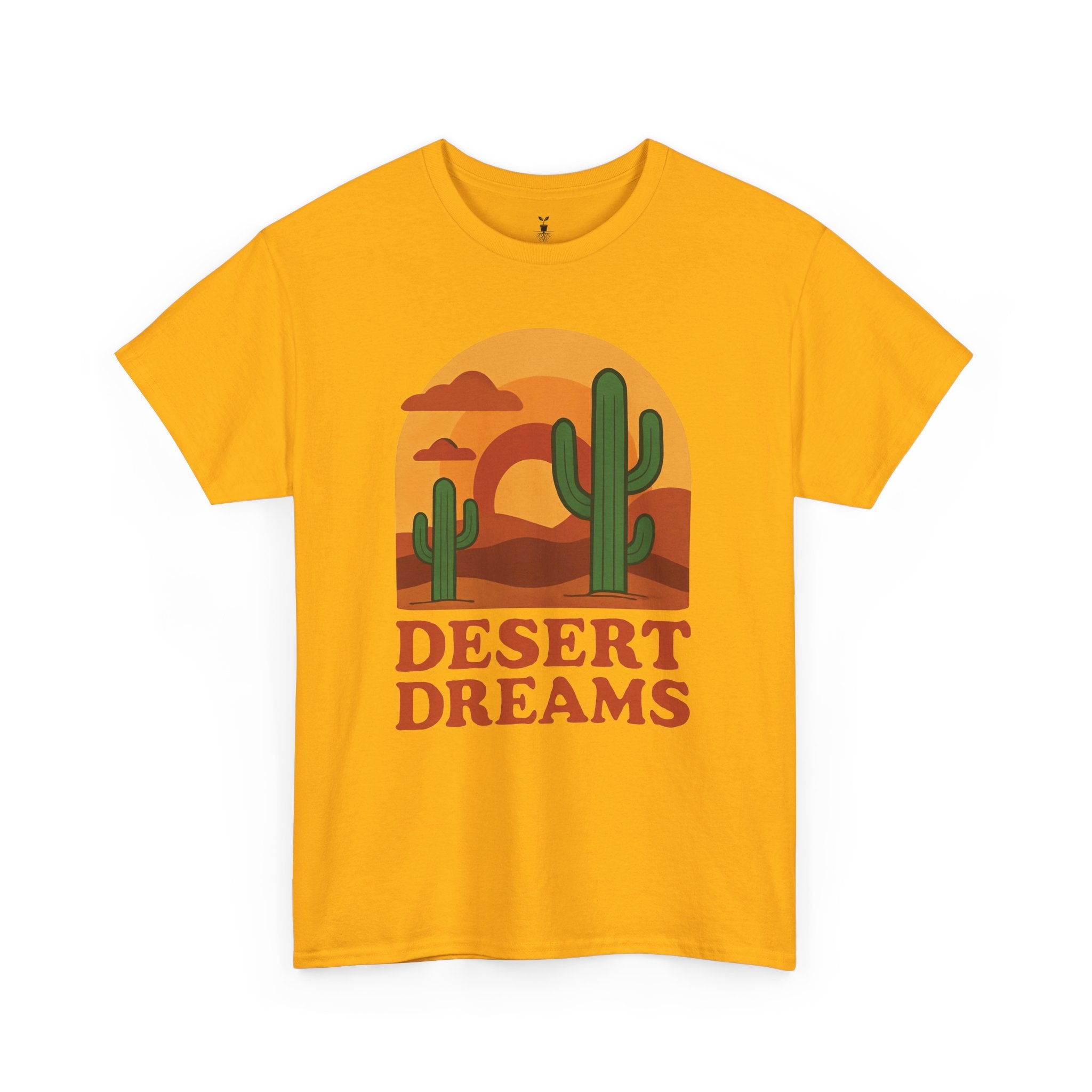 Cactus and Sunset Retro Desert Dreams T-Shirt