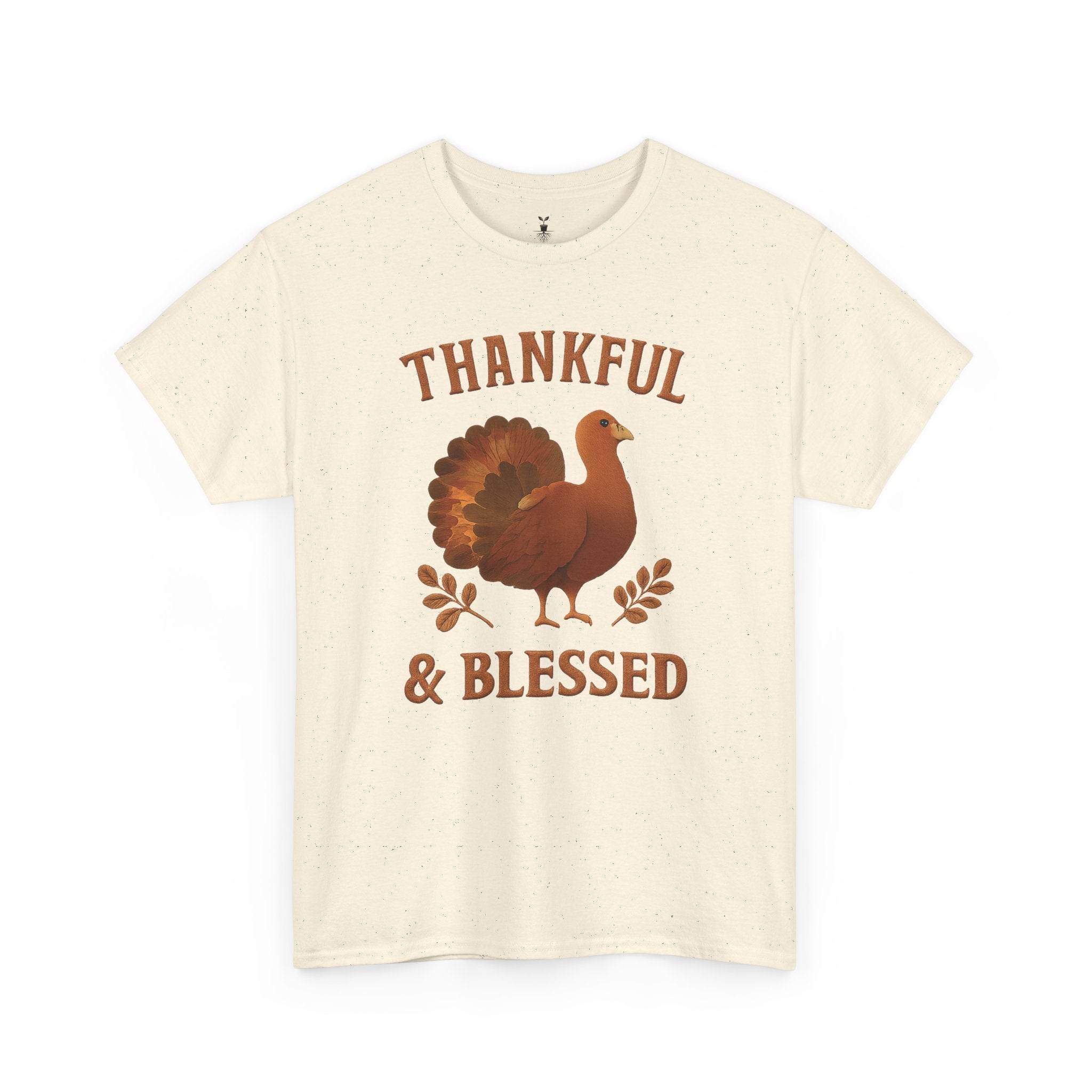 Fall Thankful and Blessed Turkey T-Shirt