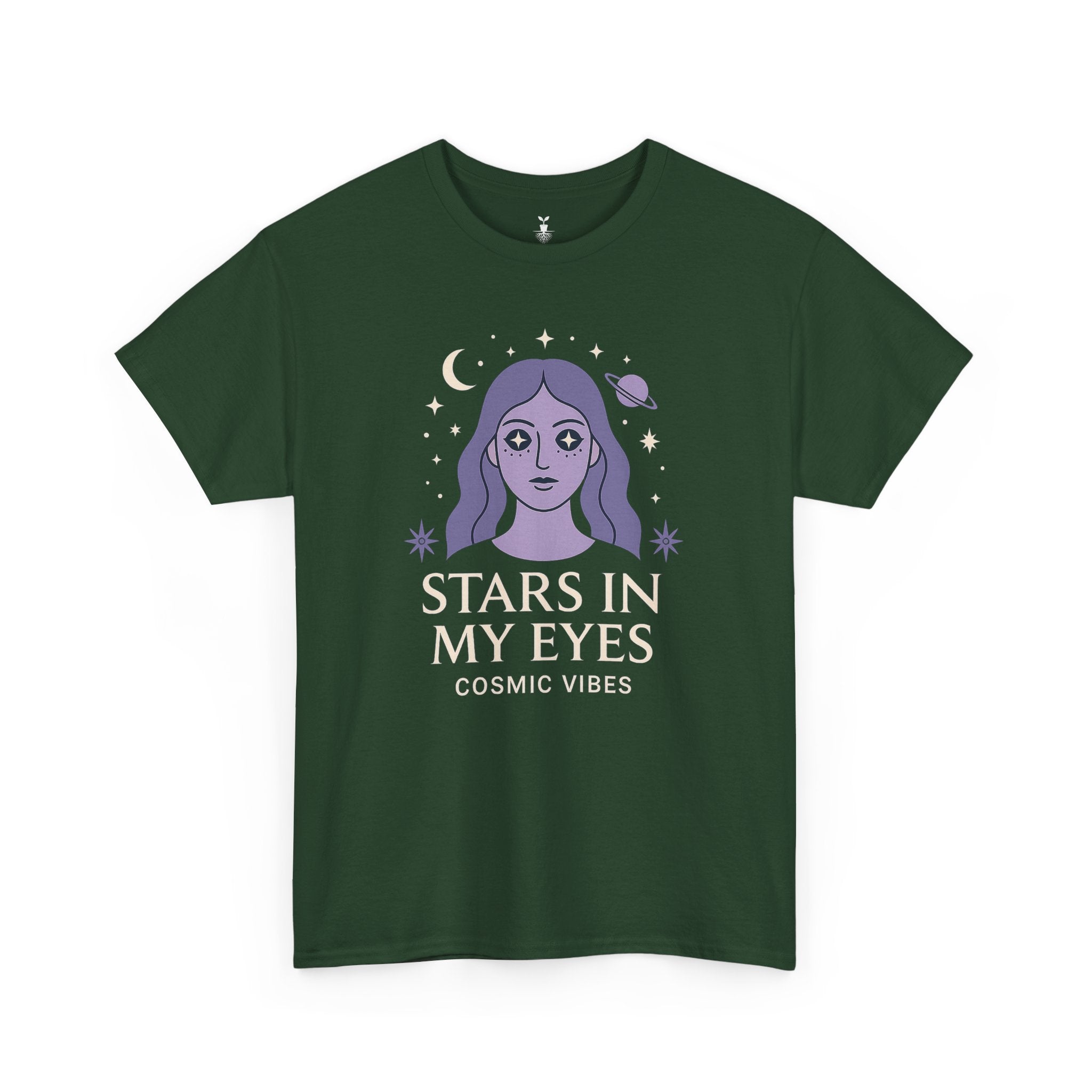 Mystical Stars In My Eyes Cosmic Vibes T-Shirt