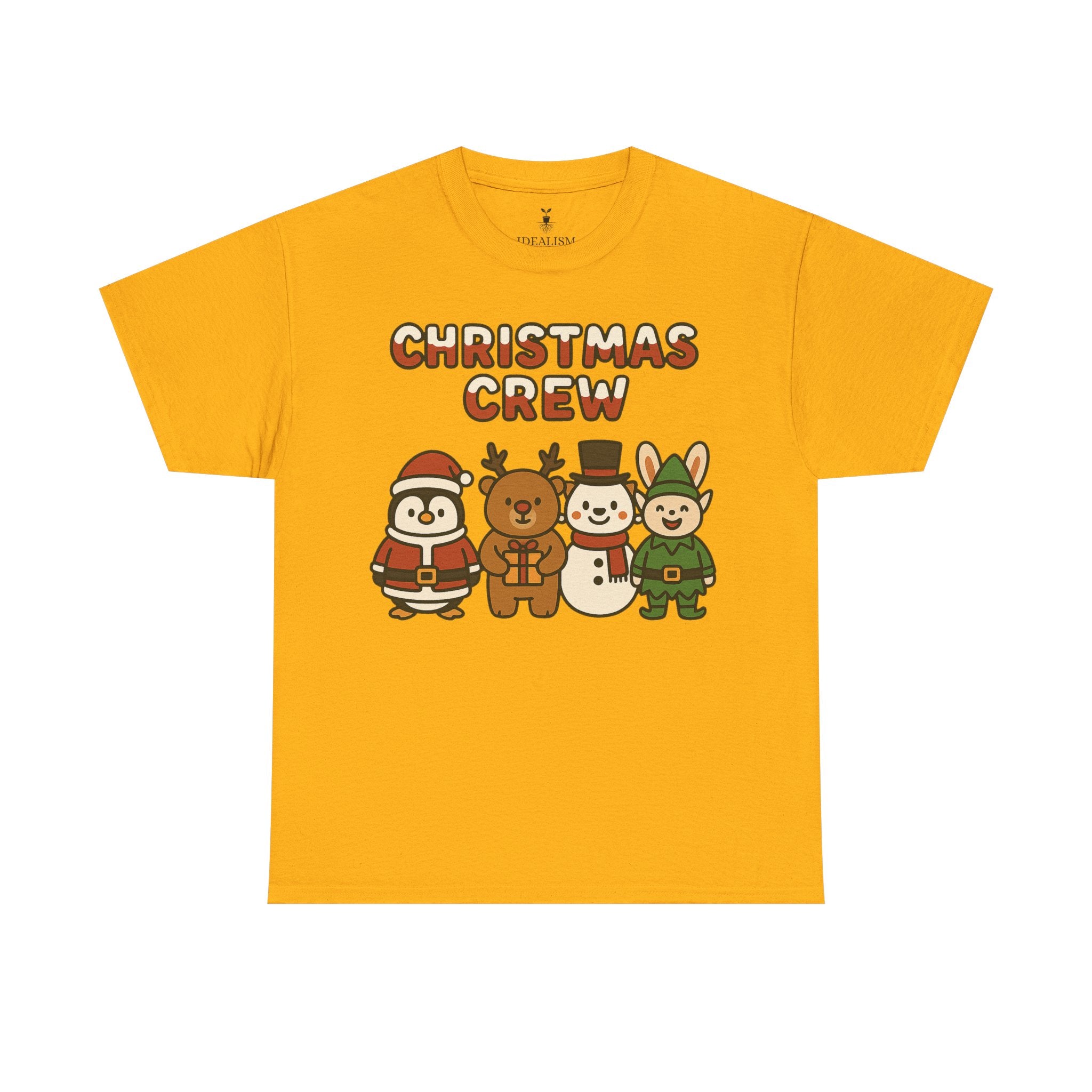 Christmas Crew Penguin Reindeer Snowman Bunny T-Shirt