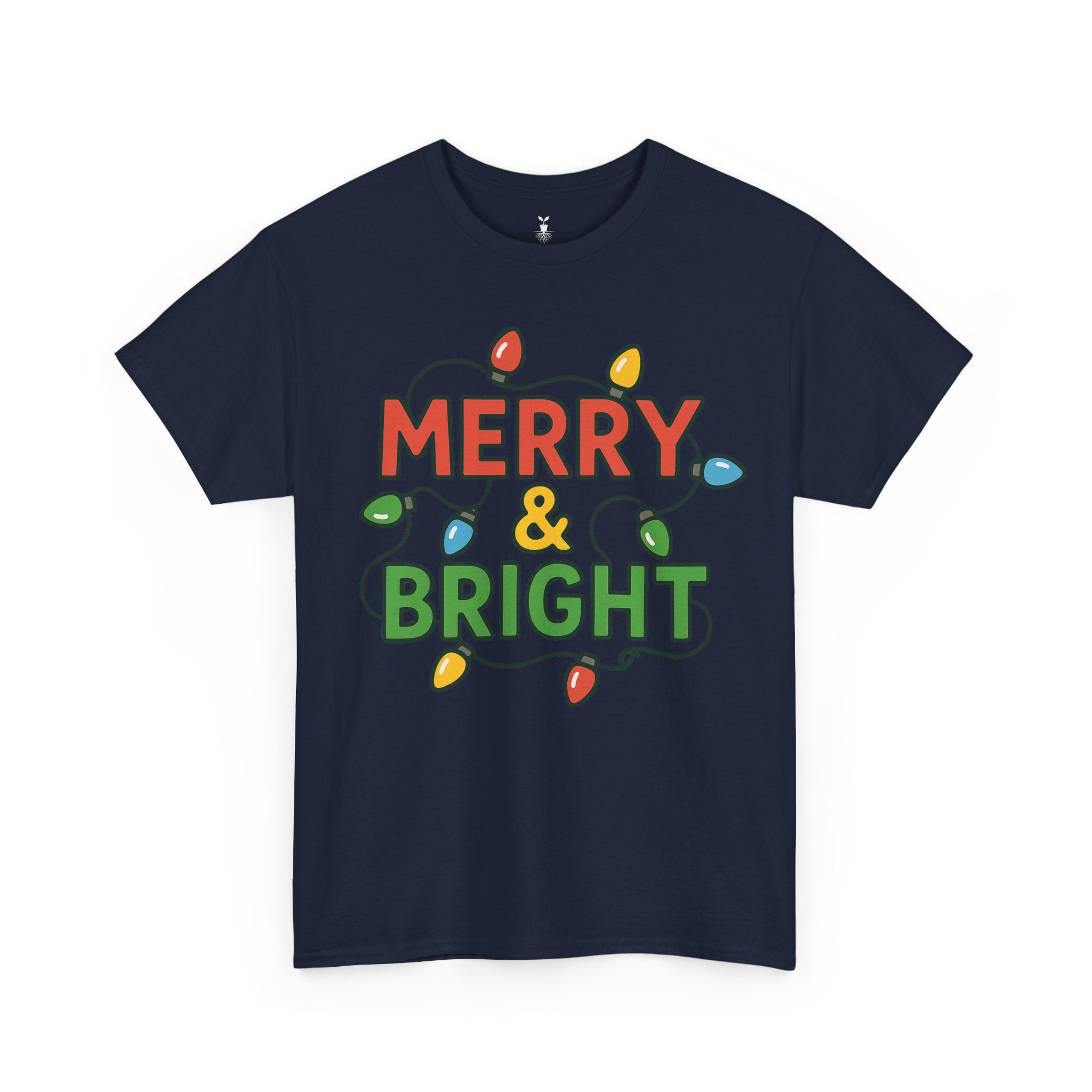 Festive Merry & Bright Christmas T-Shirt