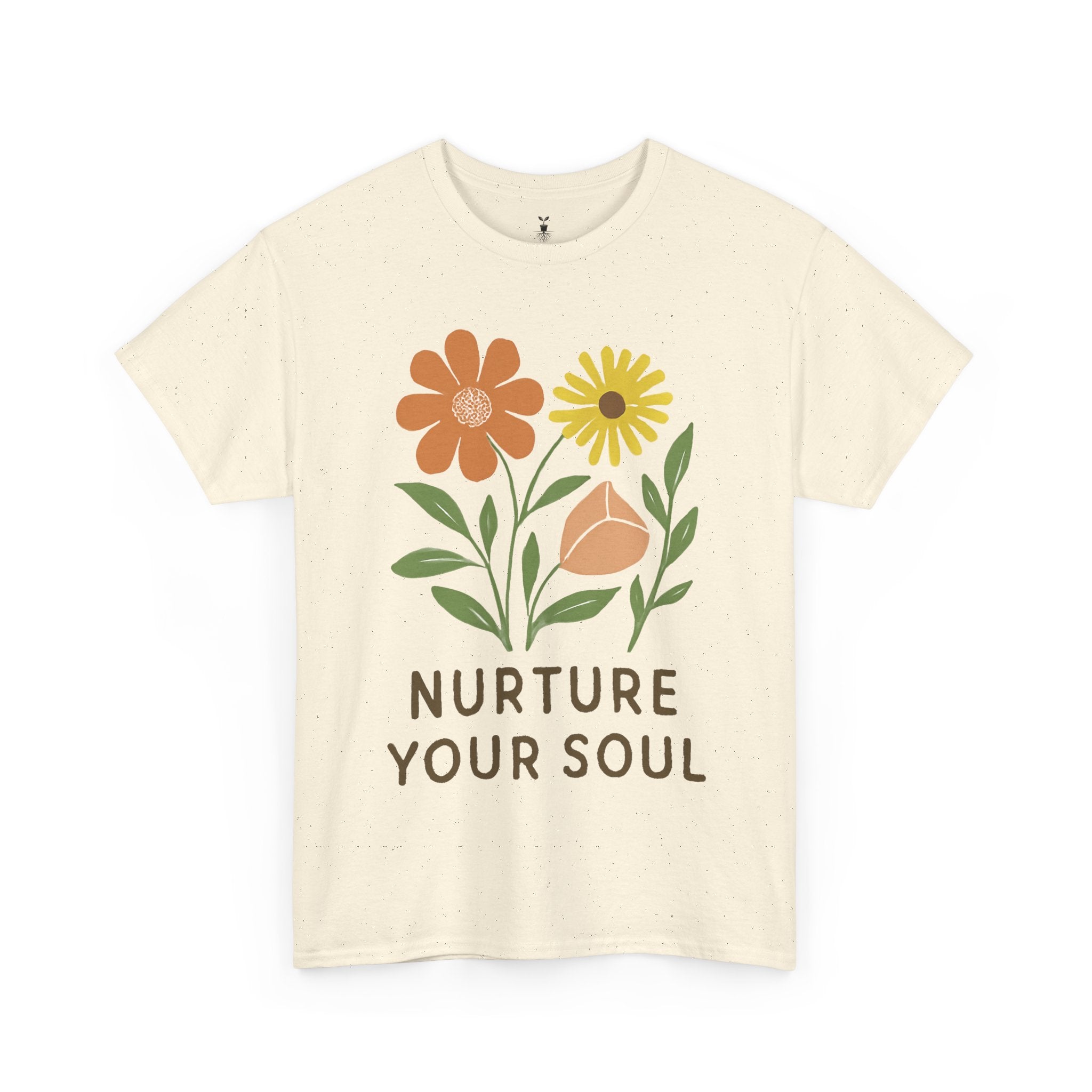 Boho Floral Nurture Your Soul T-Shirt