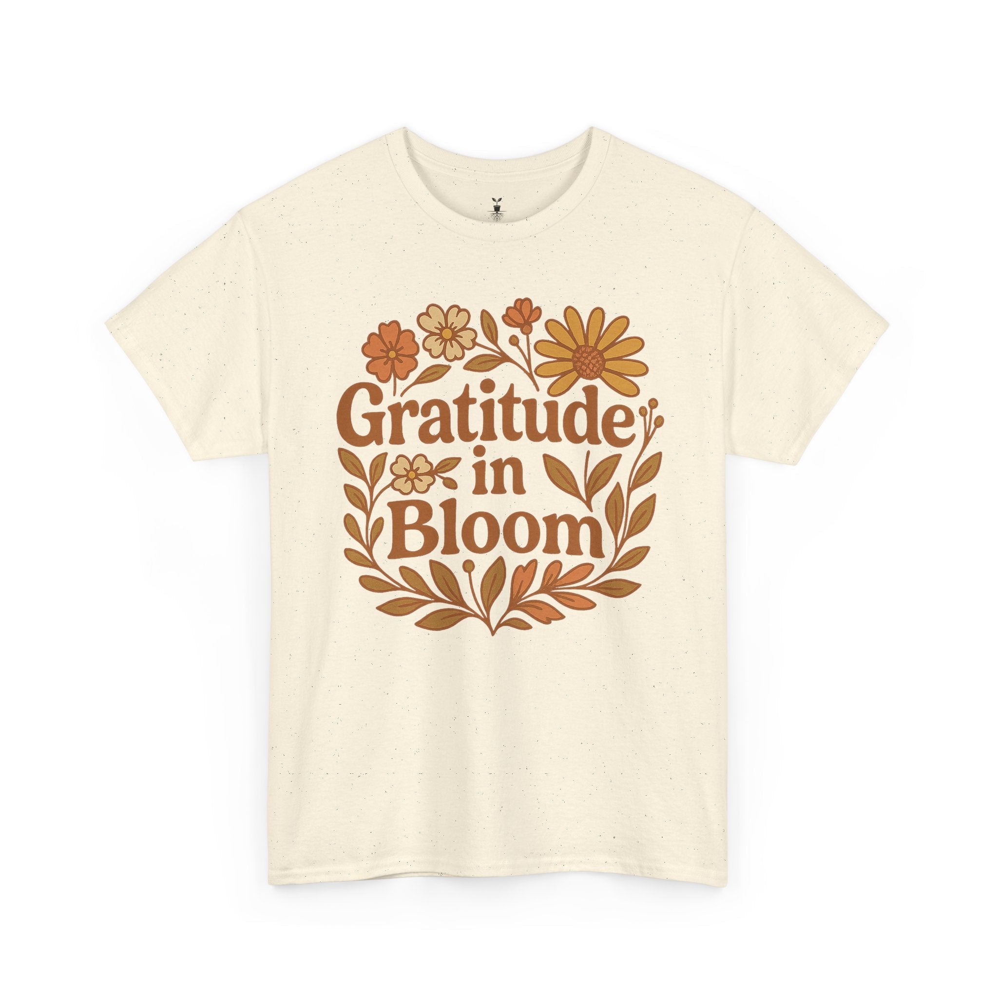 Floral Boho Gratitude in Bloom T-Shirt