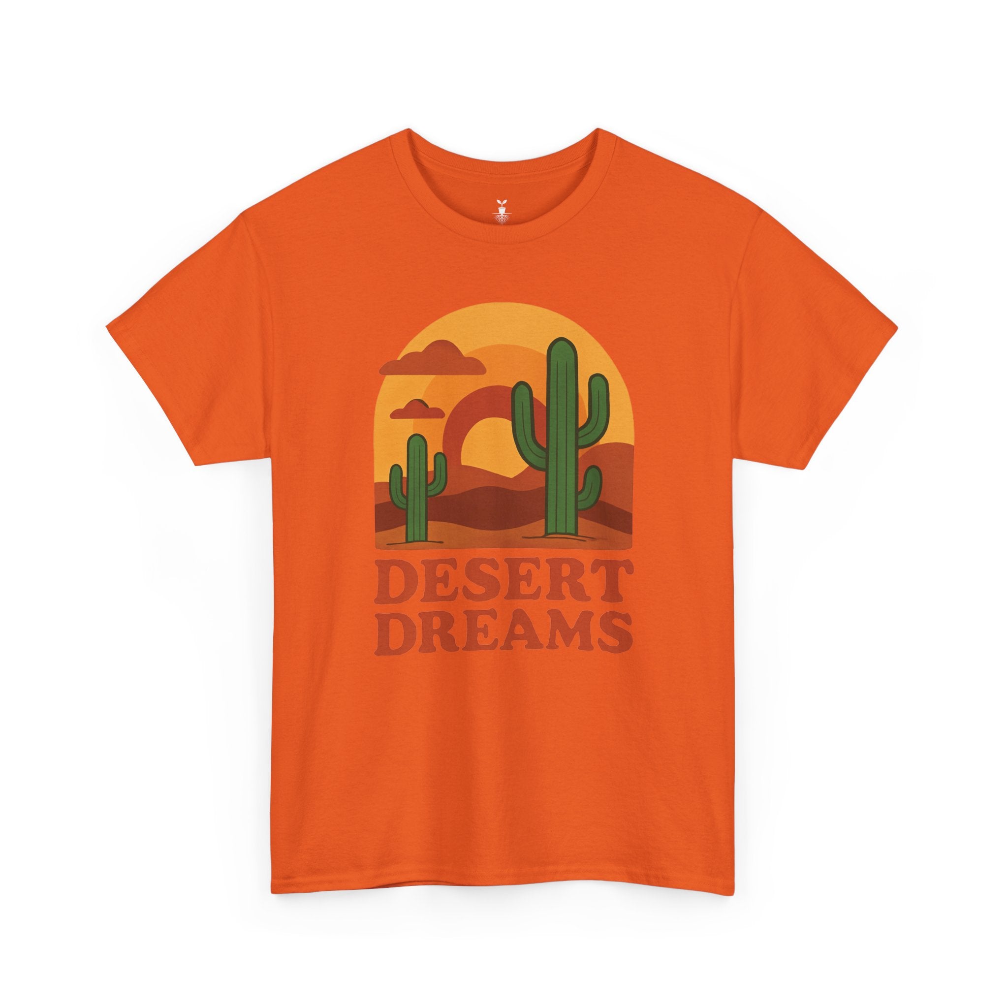 Cactus and Sunset Retro Desert Dreams T-Shirt