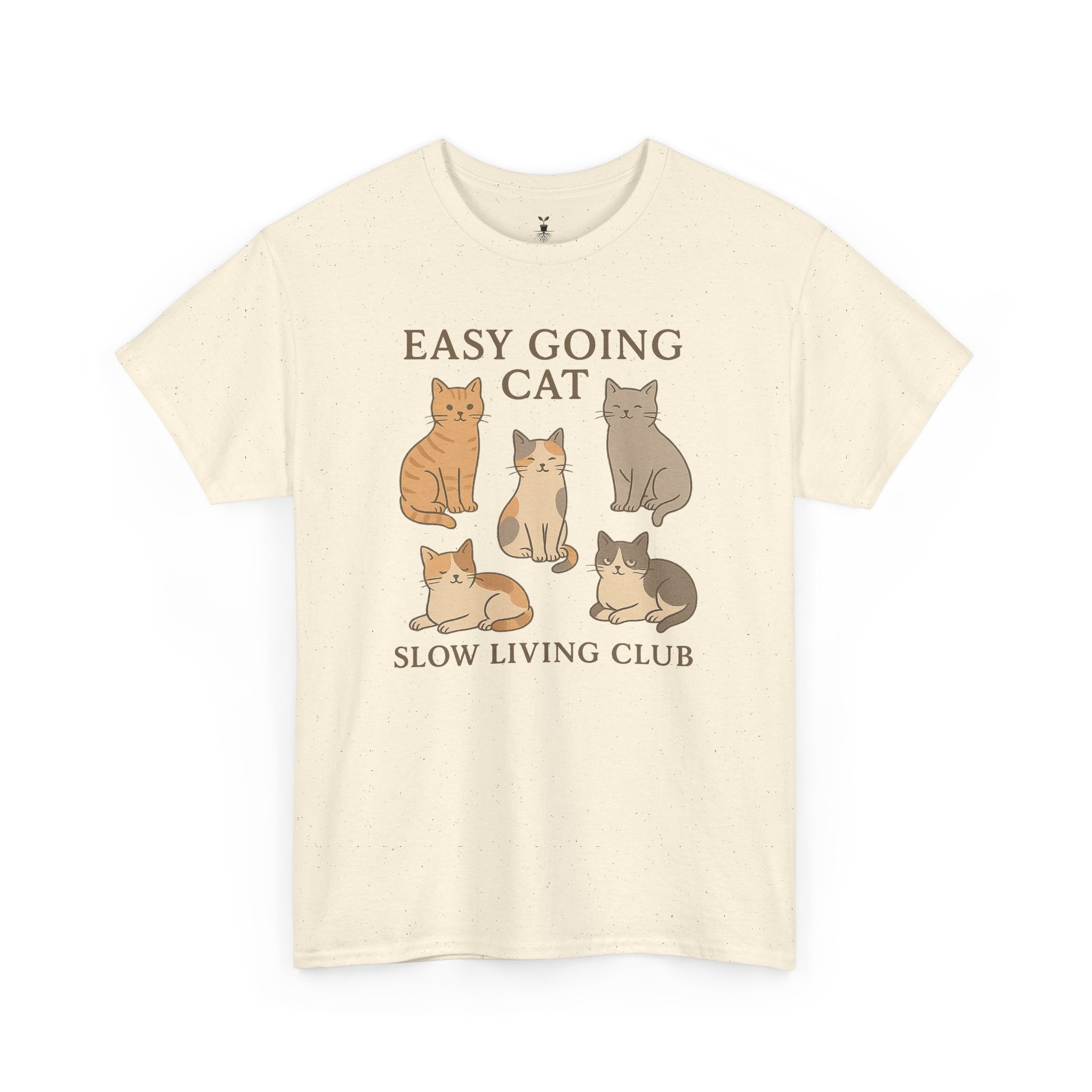 Easy Going Cat: Slow Living Club T-Shirt