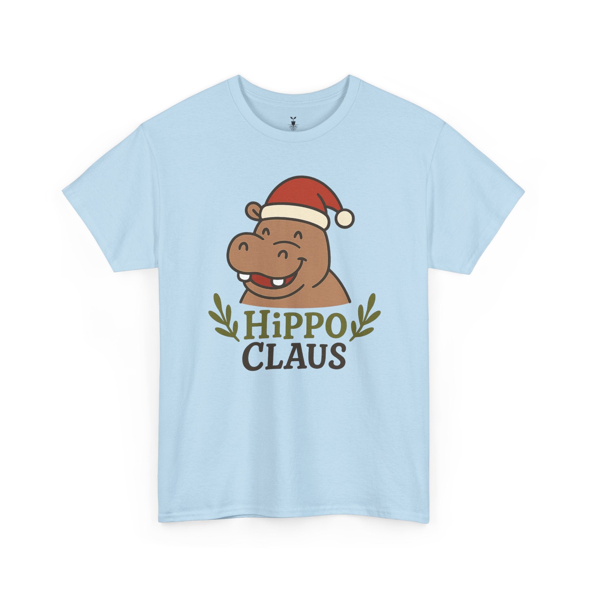 Funny Hippo Claus Christmas T-Shirt