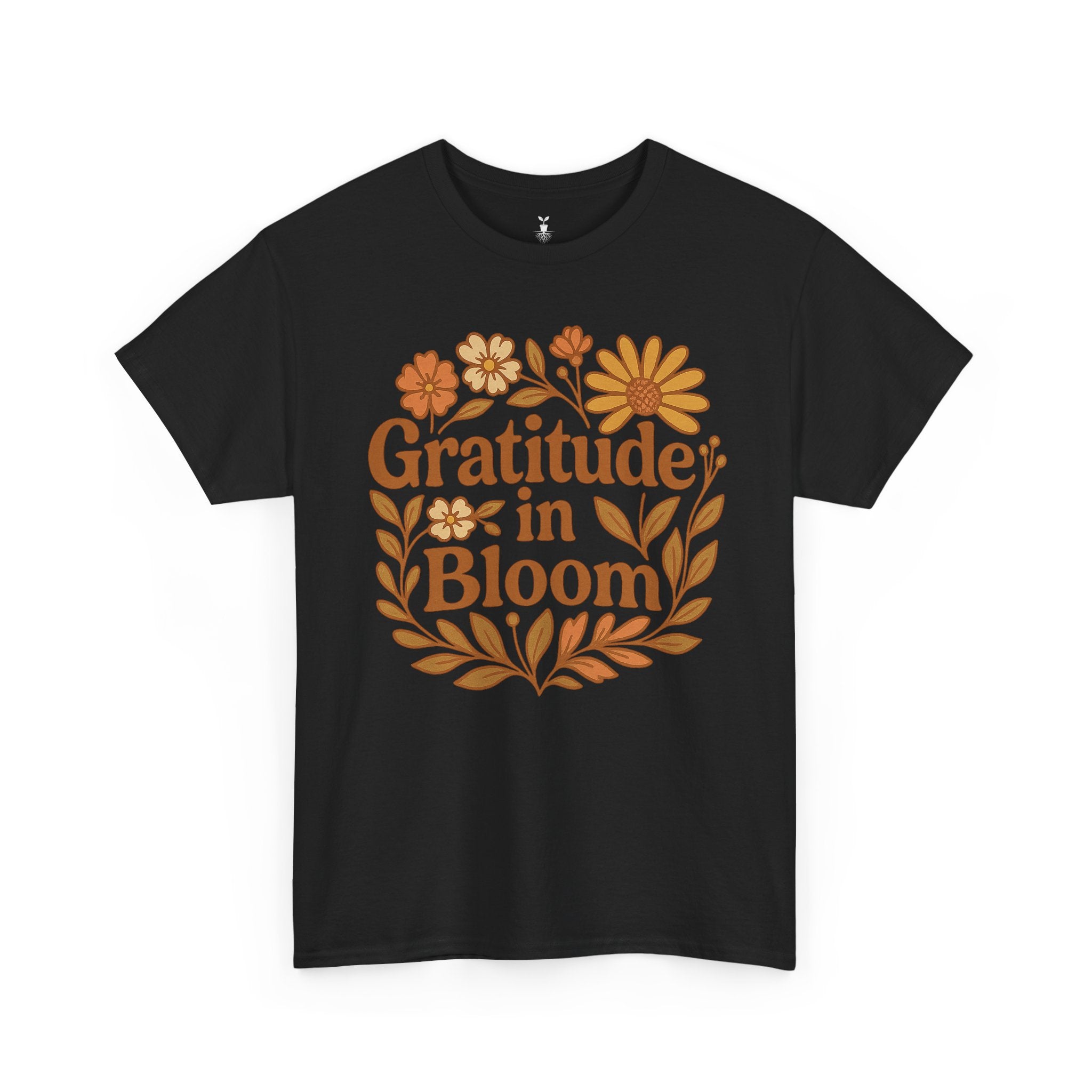 Floral Boho Gratitude in Bloom T-Shirt